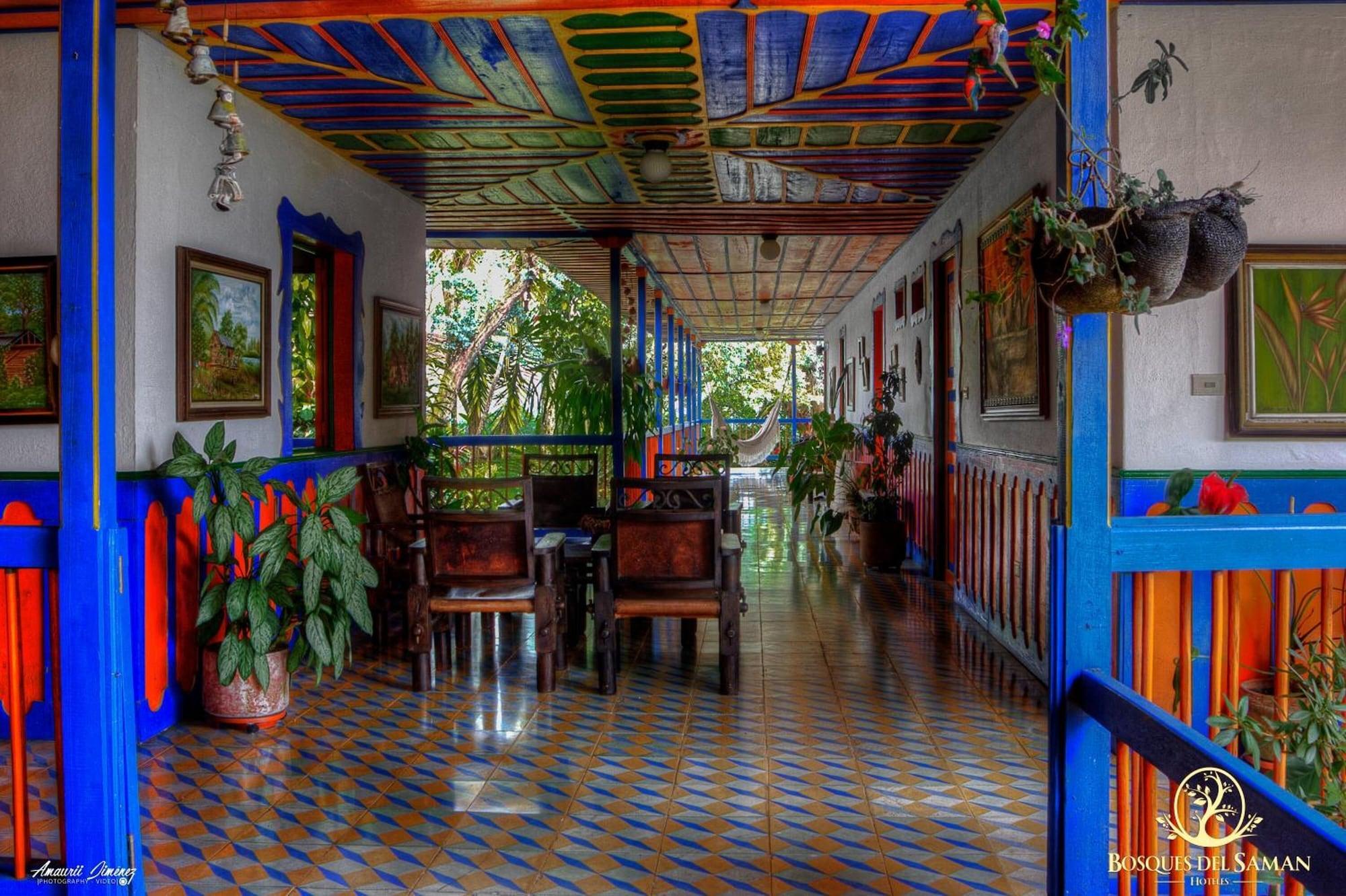Vista Lobby Finca Hotel Bosques del Samán Alcalá