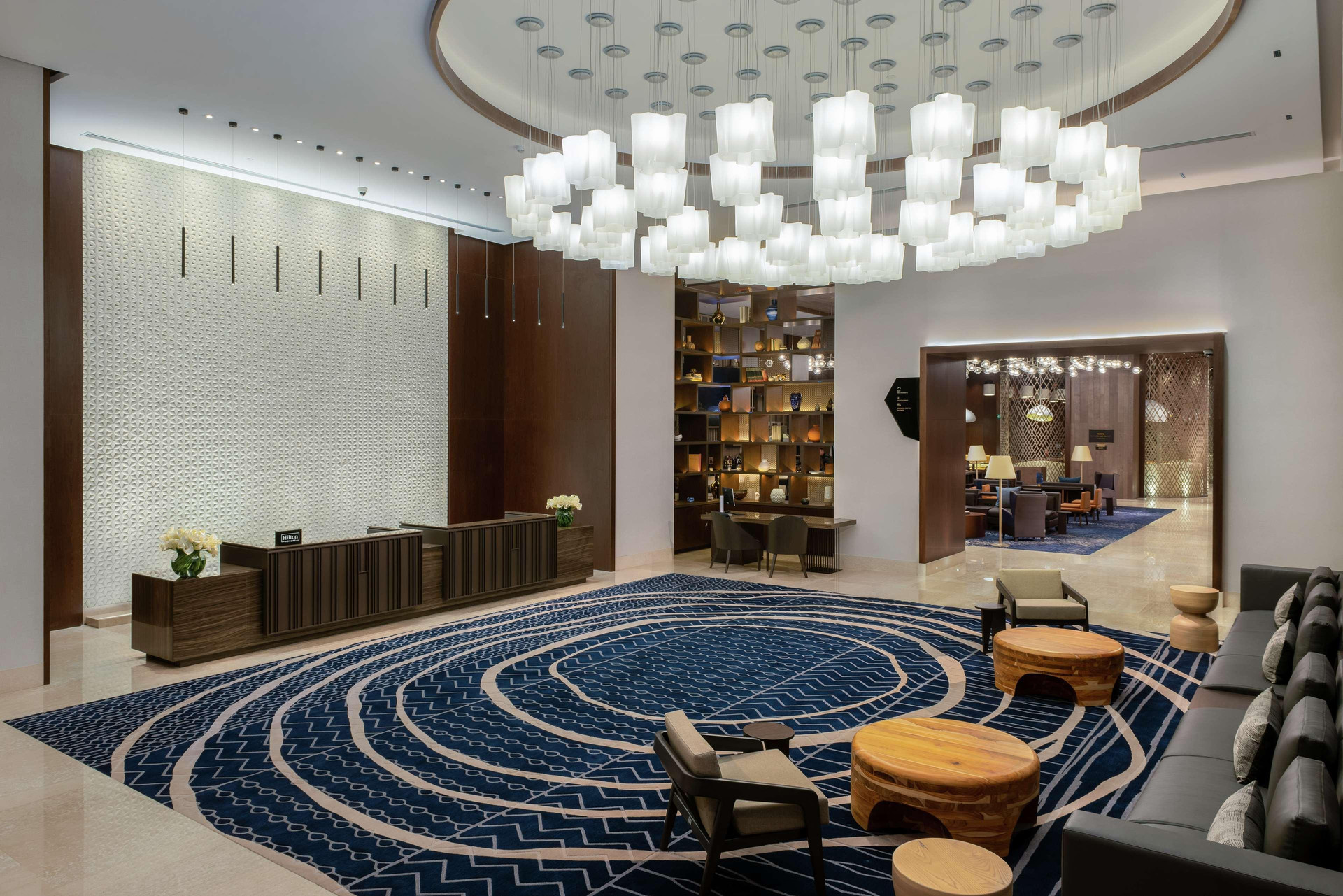Vista Lobby Hilton Guadalajara Midtown