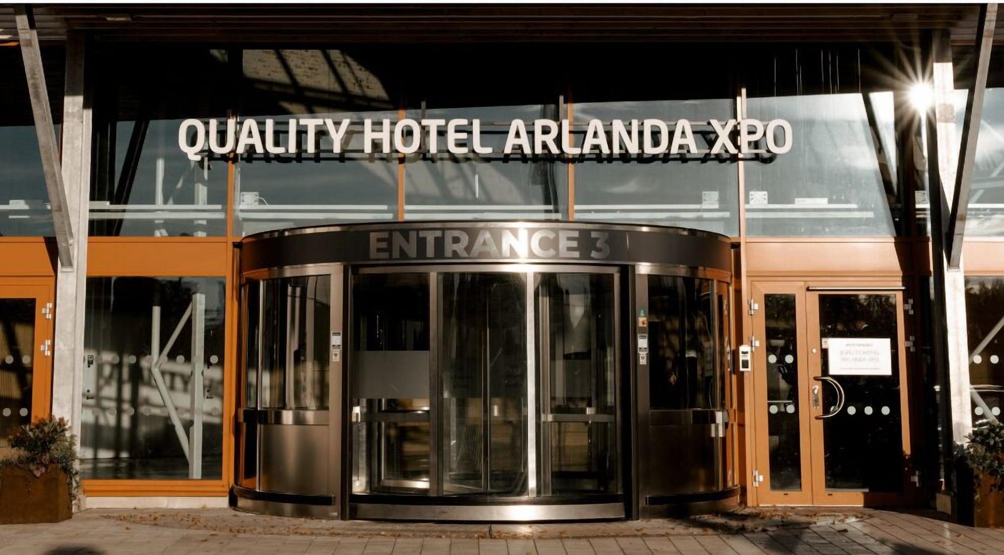 Vista Exterior Quality Hotel Arlanda XPO