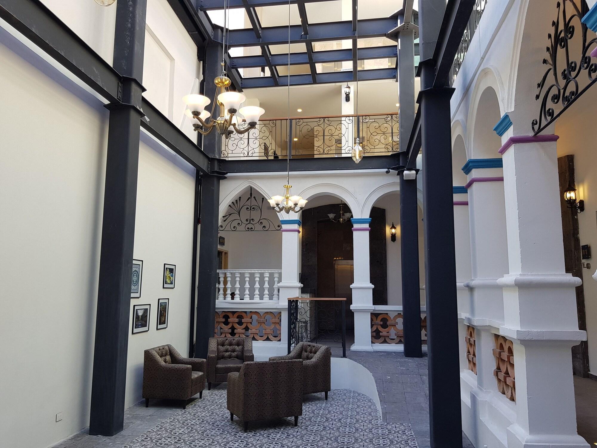 Vista Lobby Mansion Azul Cholula