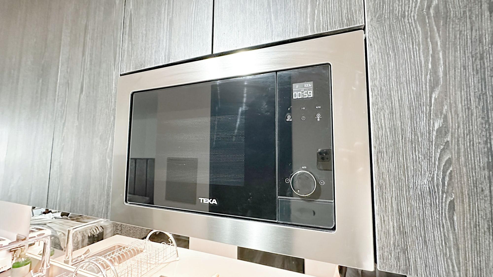 Set de Habitación Depto. moderno con aire acondicionado