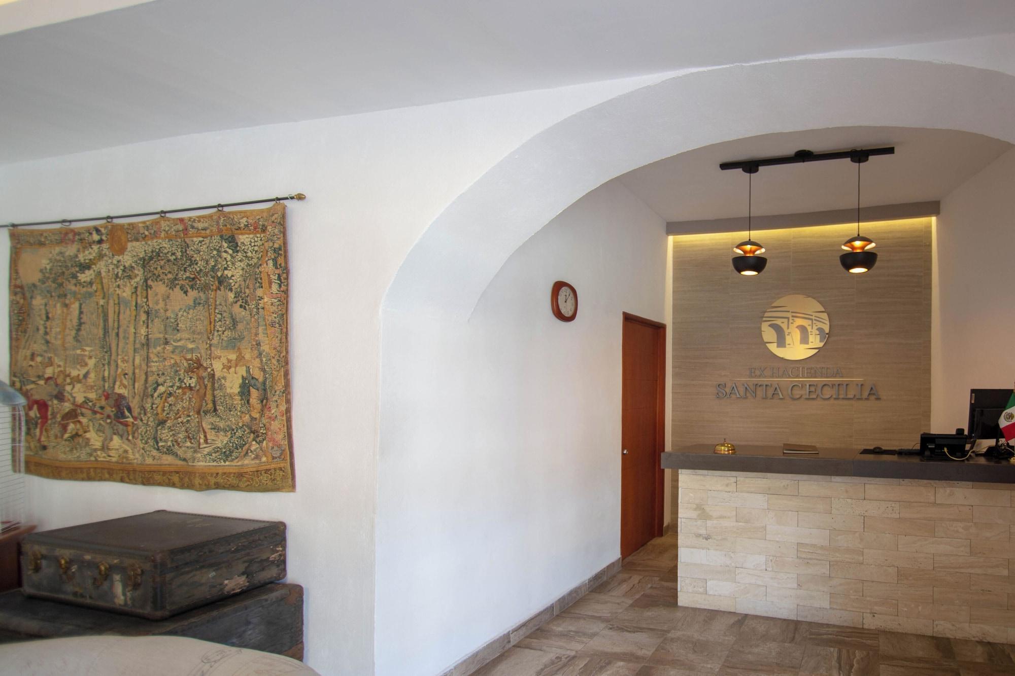 Vista Lobby Hotel Ex Hacienda Santa Cecilia