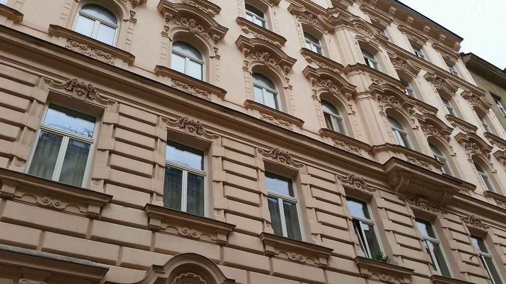 Vista da fachada Goldfisch Apartment am Donaukanal
