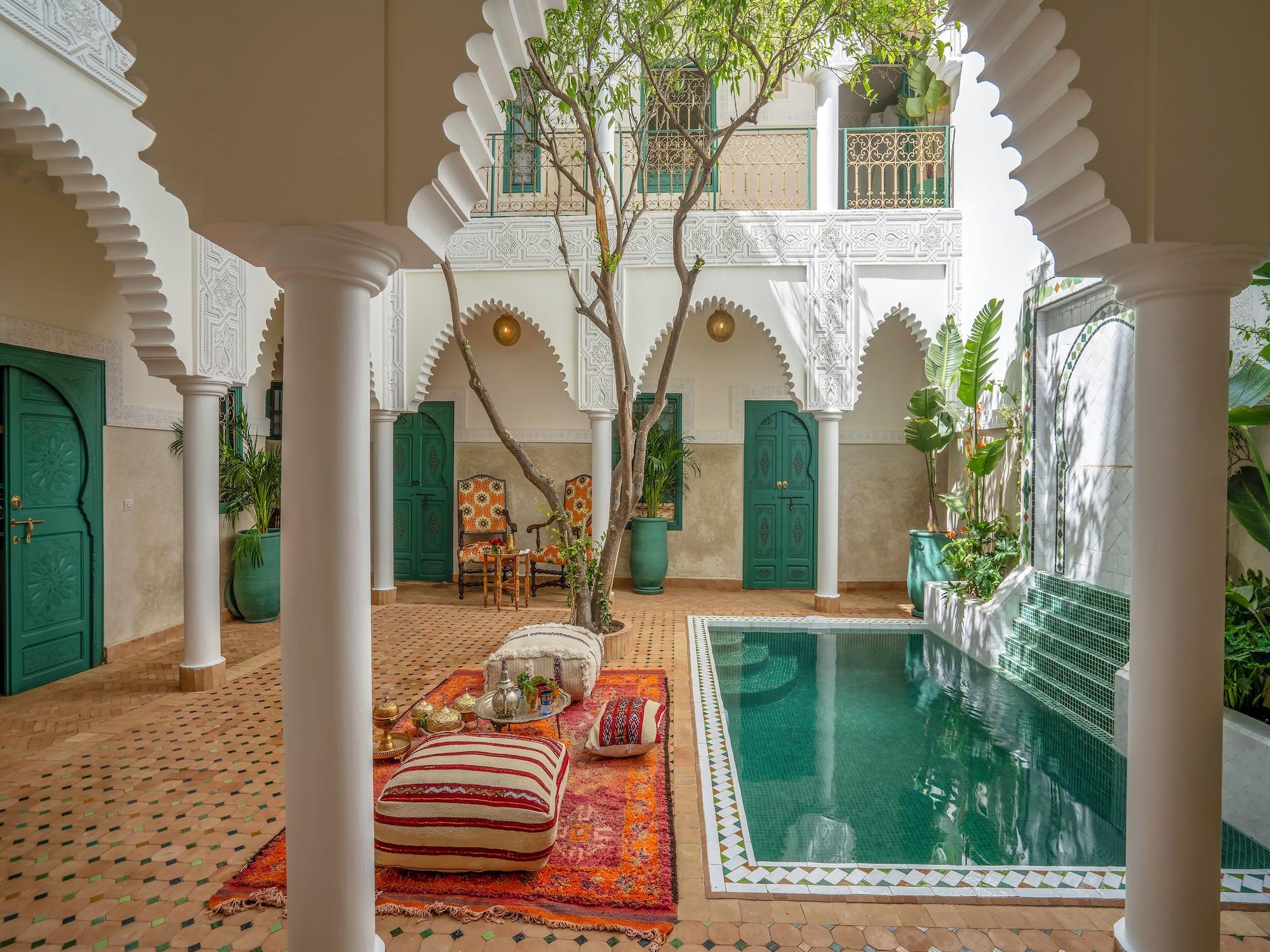 Vista Piscina Riad Dada Messouda & spa