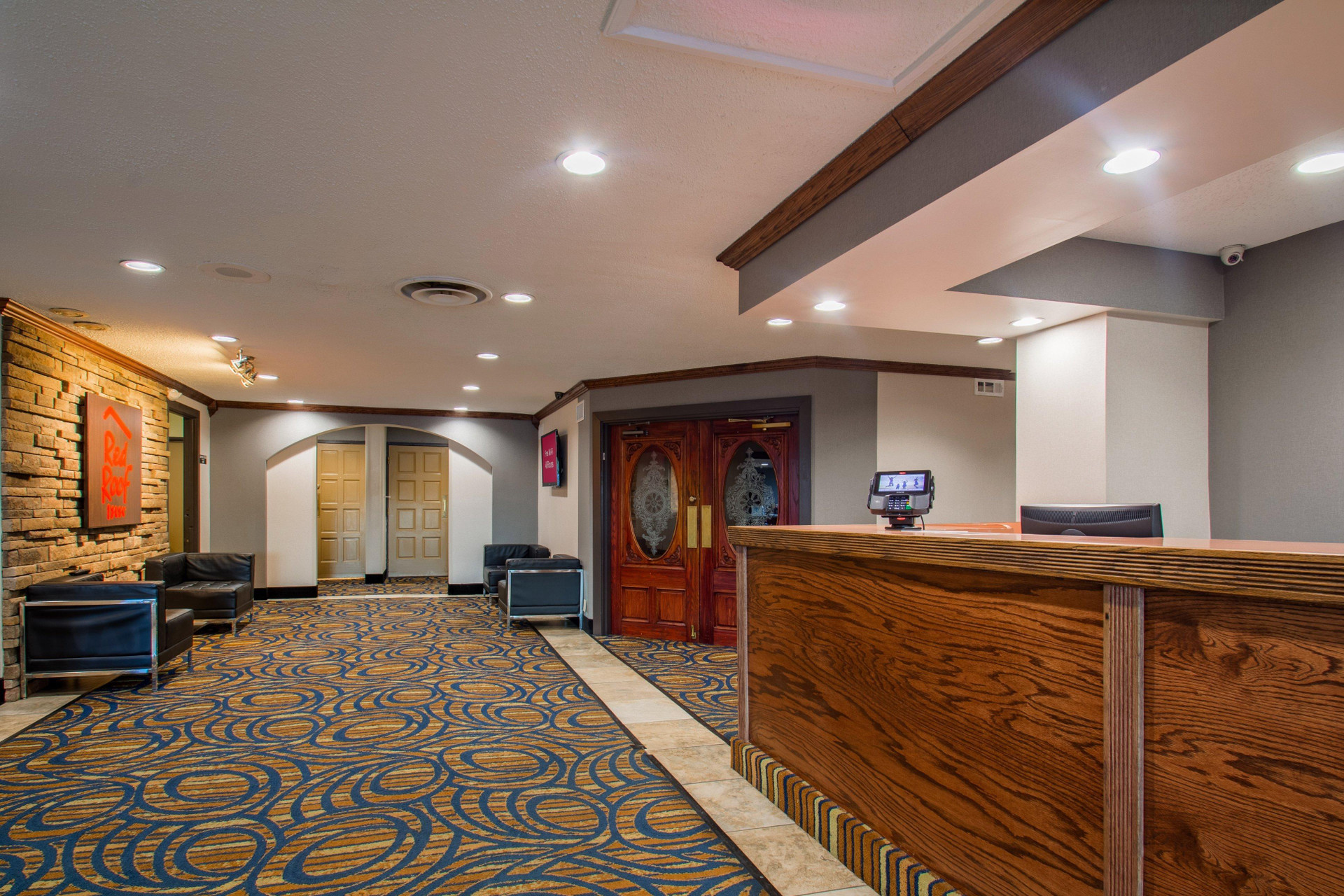 Vista Lobby Red Roof Inn Batavia