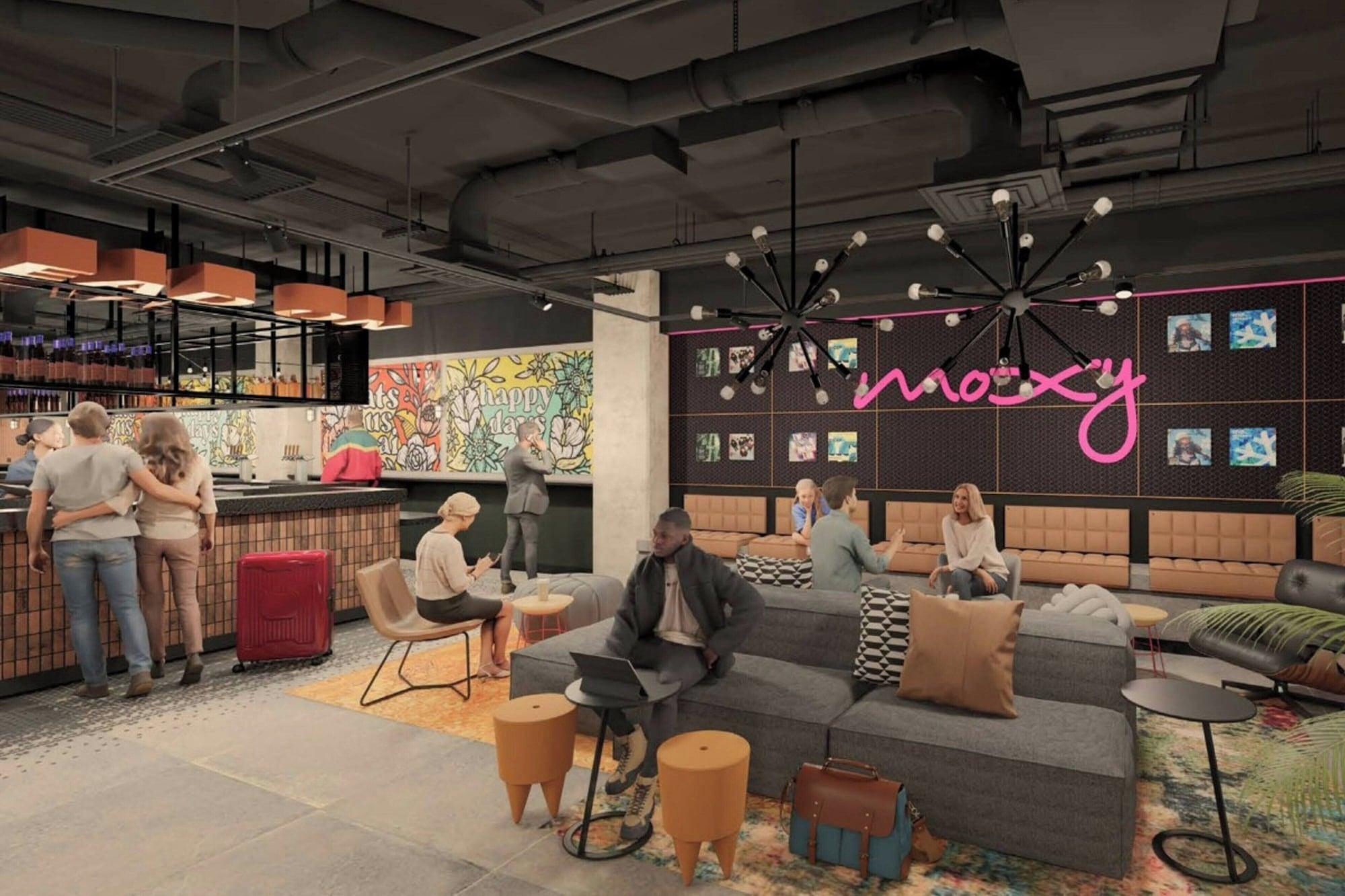 Vista Lobby Moxy Belfast City