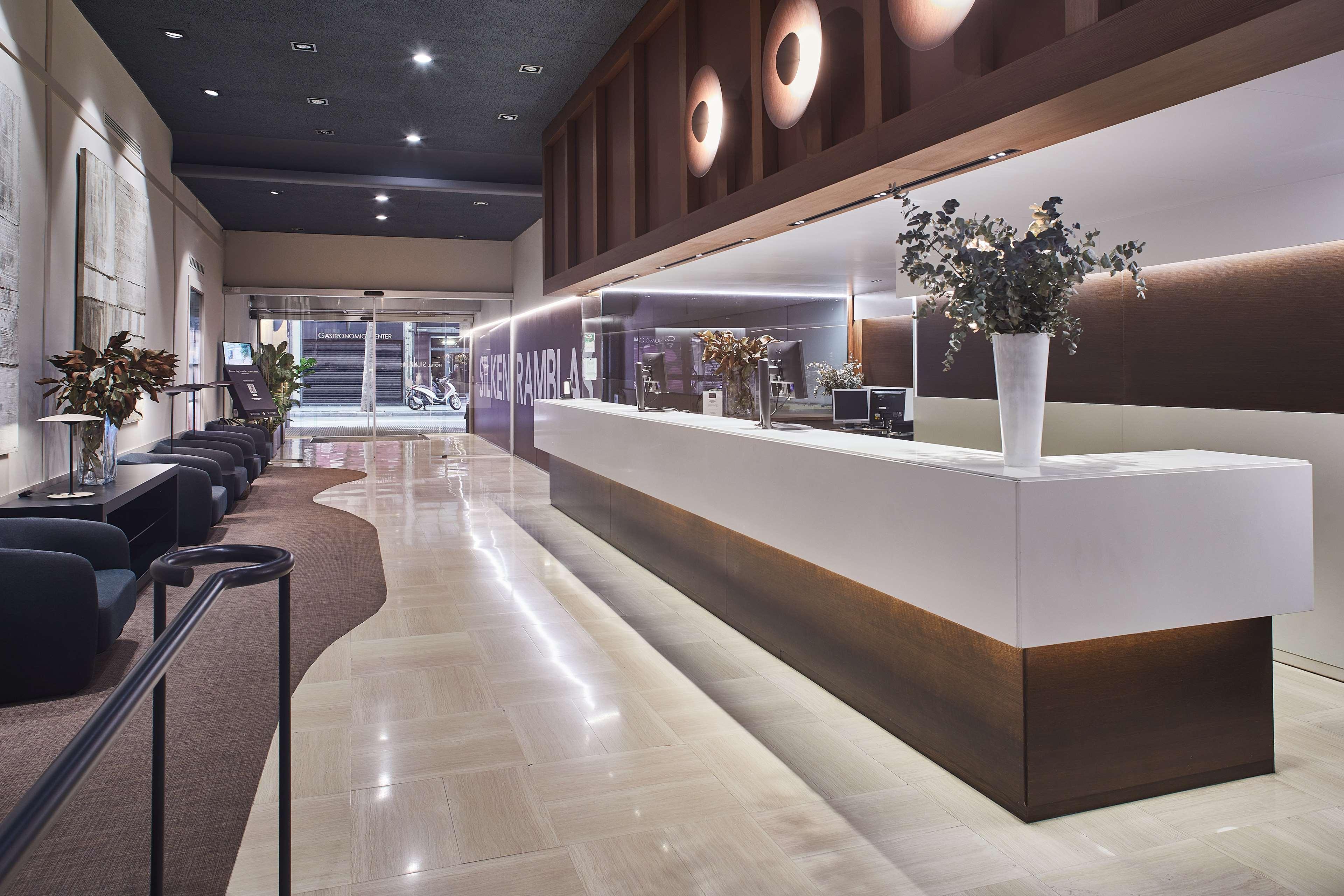 Vista Lobby Hotel Silken Ramblas