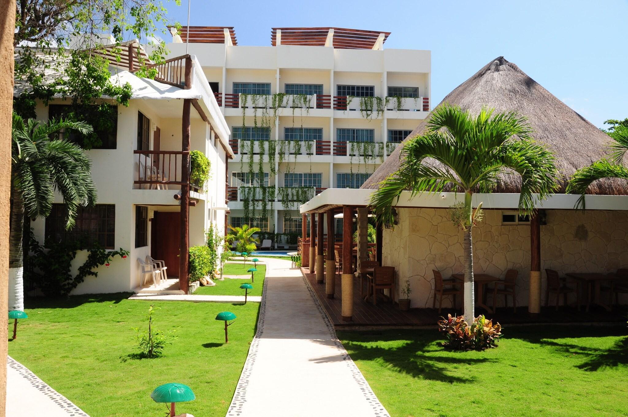 Vista Lobby Posada Sian Kaan