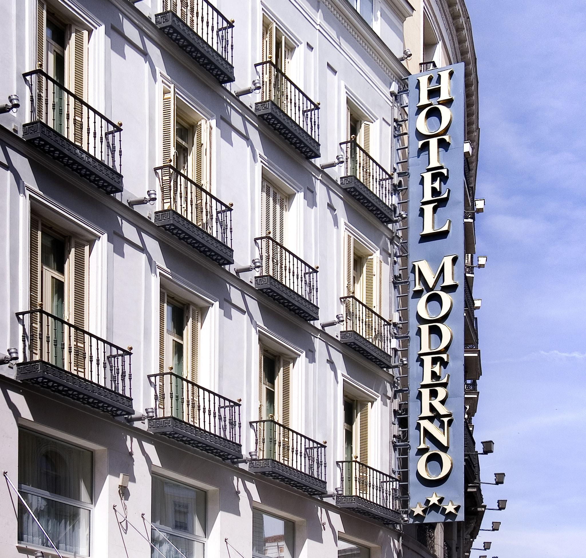 Vista Exterior Hotel Moderno Puerta del Sol
