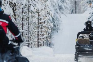 Actividad - Aventura en moto de nieve + Paseo en trineo de renos y huskies