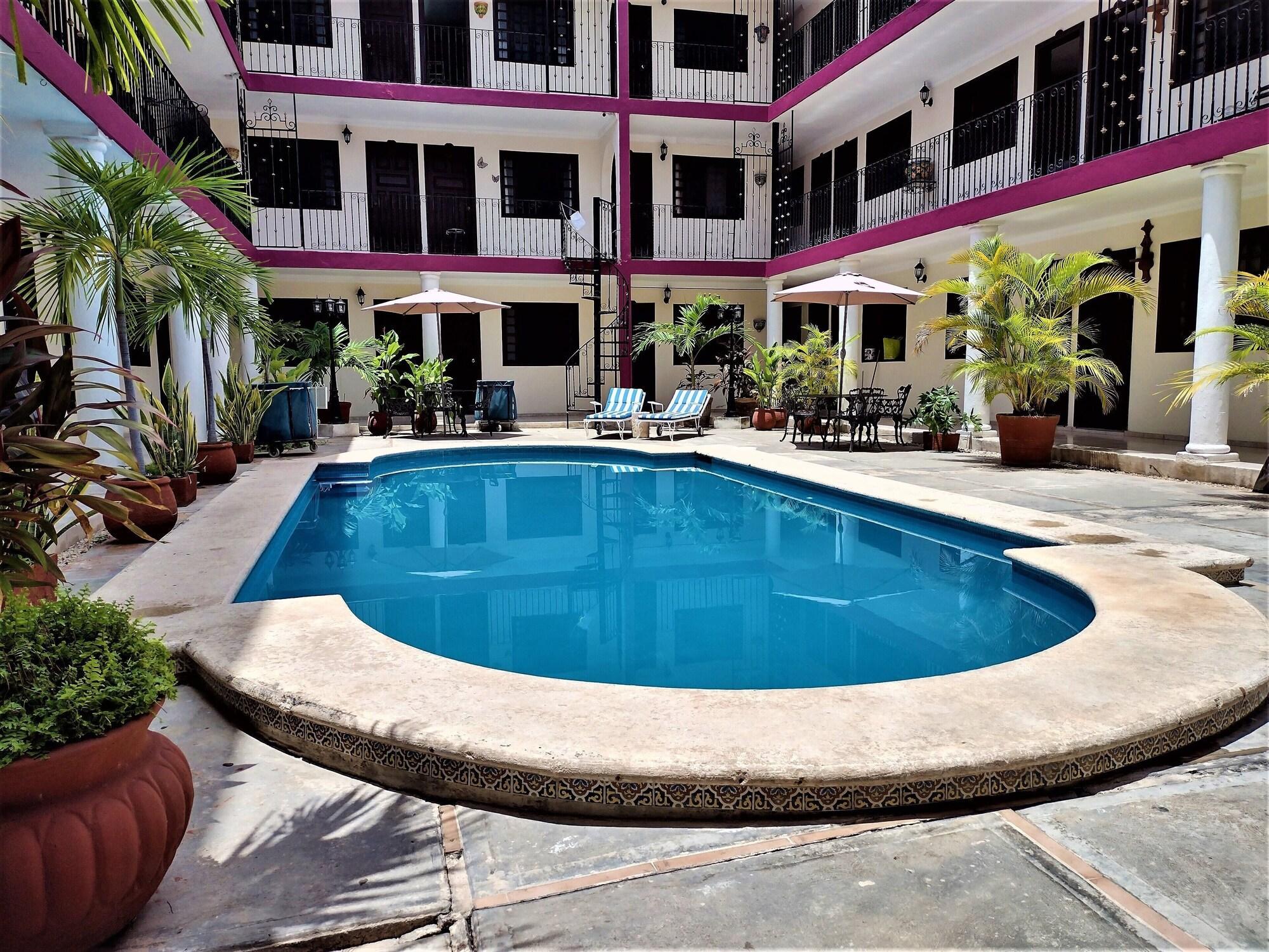 Área de recreação Hotel San Juan Mérida