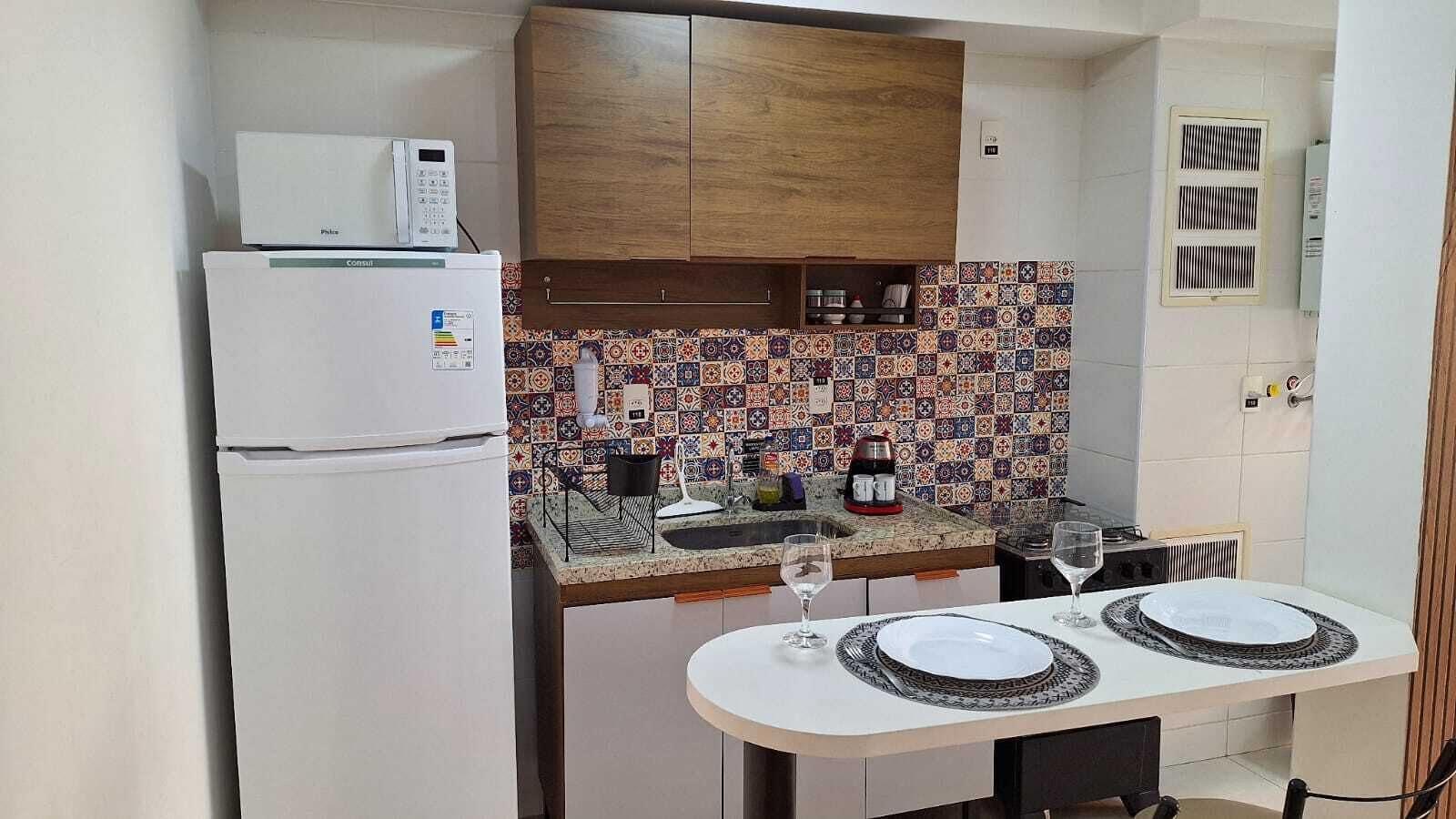 Equipamiento de Habitación Seu lindo lar no centro carioca