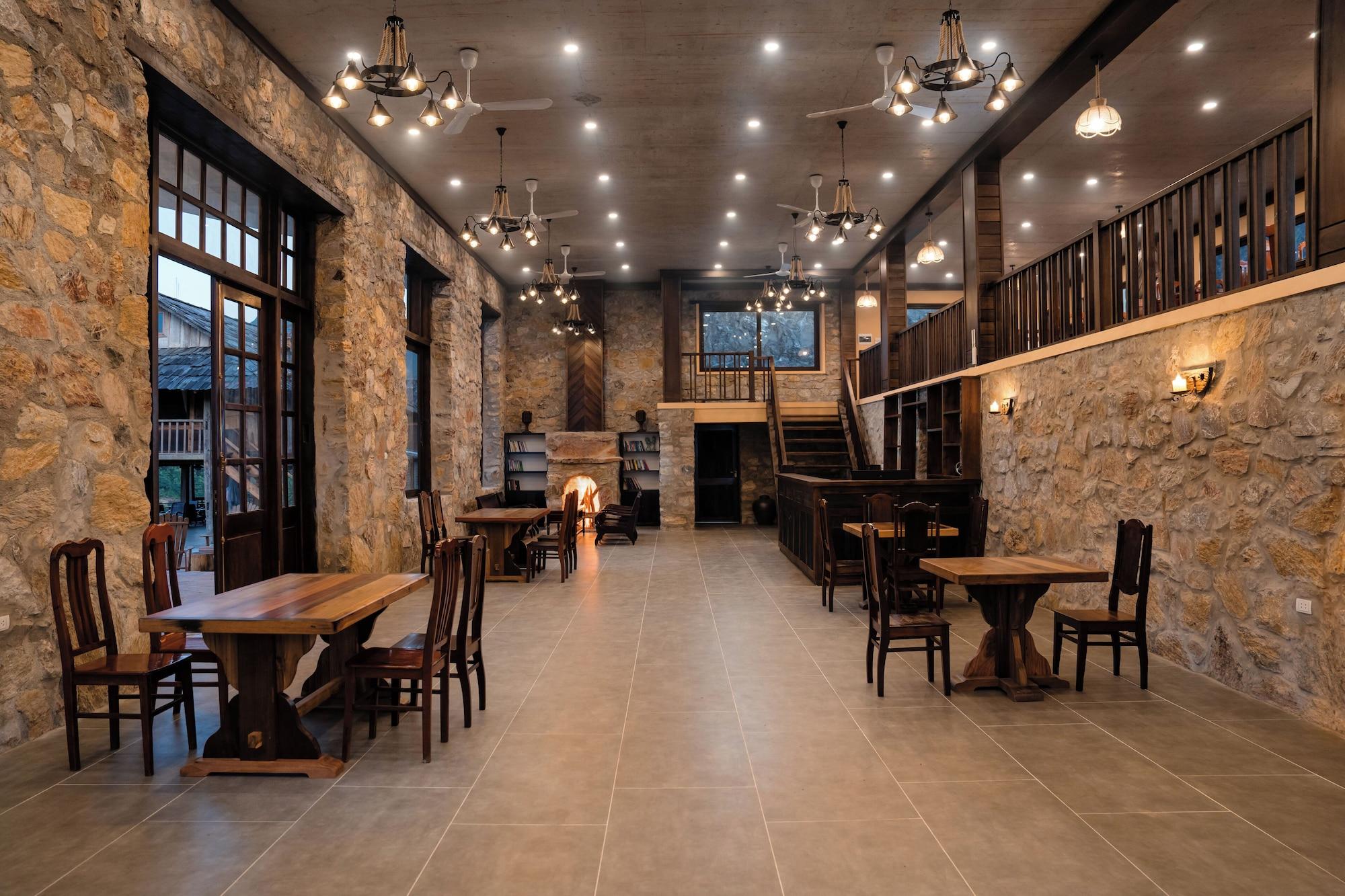 Sala de Reuniones Khuoi Han Ecolodge Cao Bang