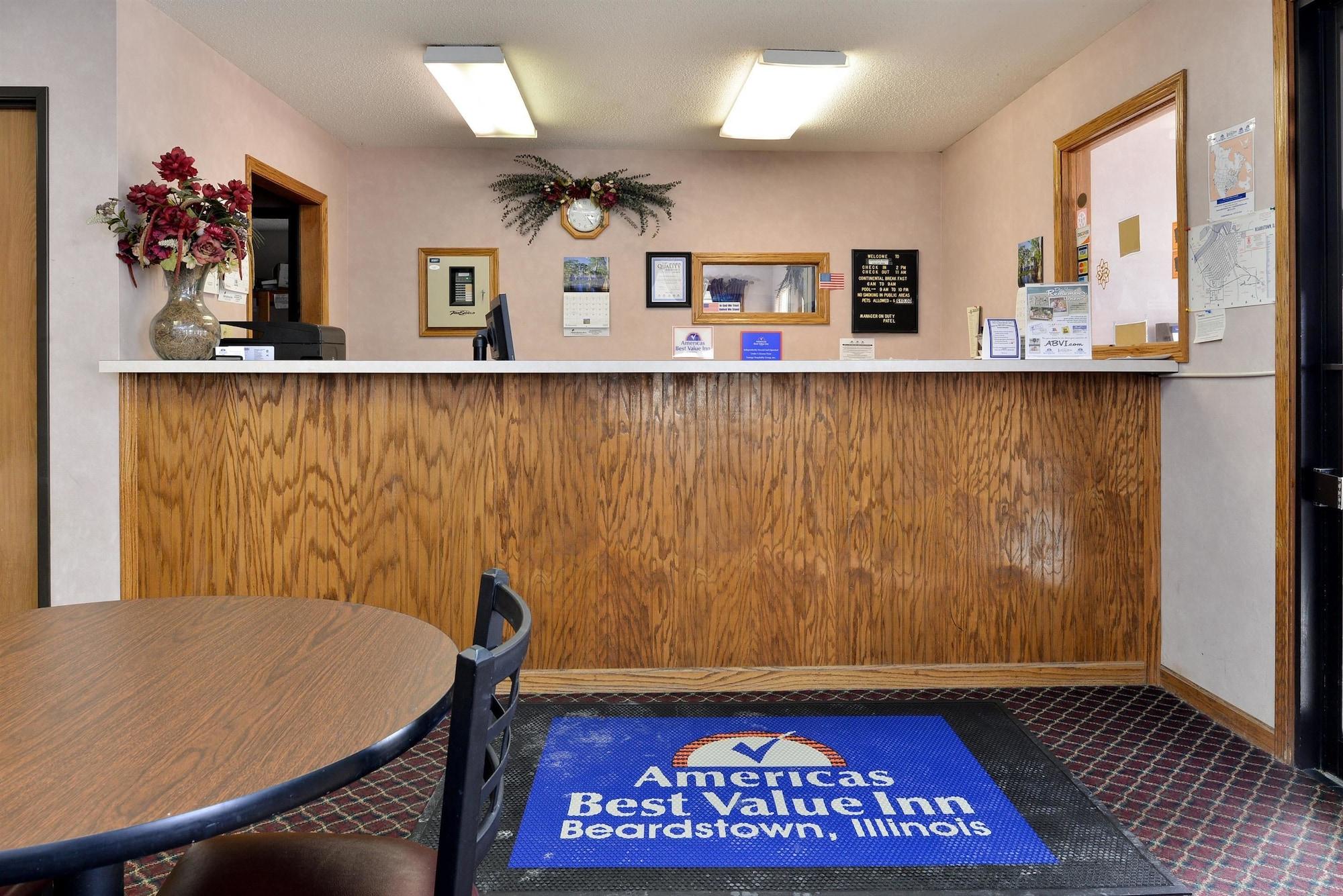 Vista Lobby Americas Best Value Inn Beardstown