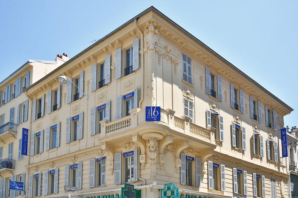 Vista da fachada Hôtel Le Seize