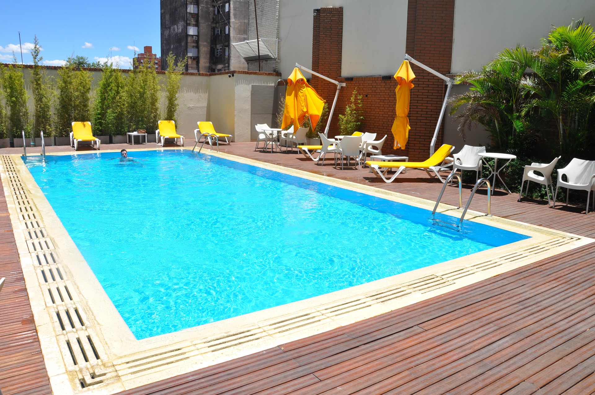 Vista Piscina Gran Hotel Guarani