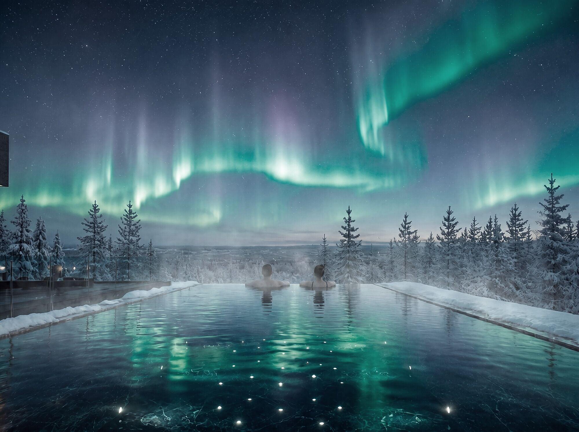 Vista Piscina SkyView Igloo Resort & Spa