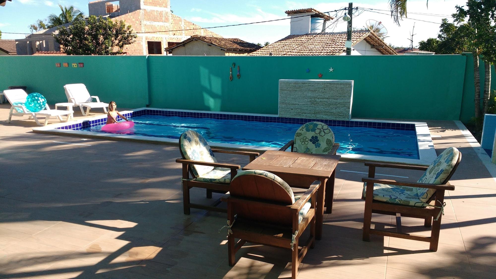 Vista Piscina Manhã Dourada Pousada