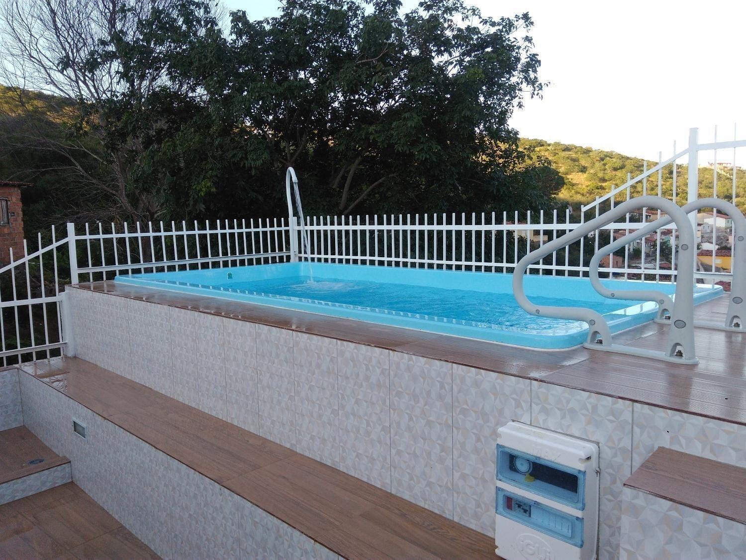 Vista Piscina Pousada Lua Rosa
