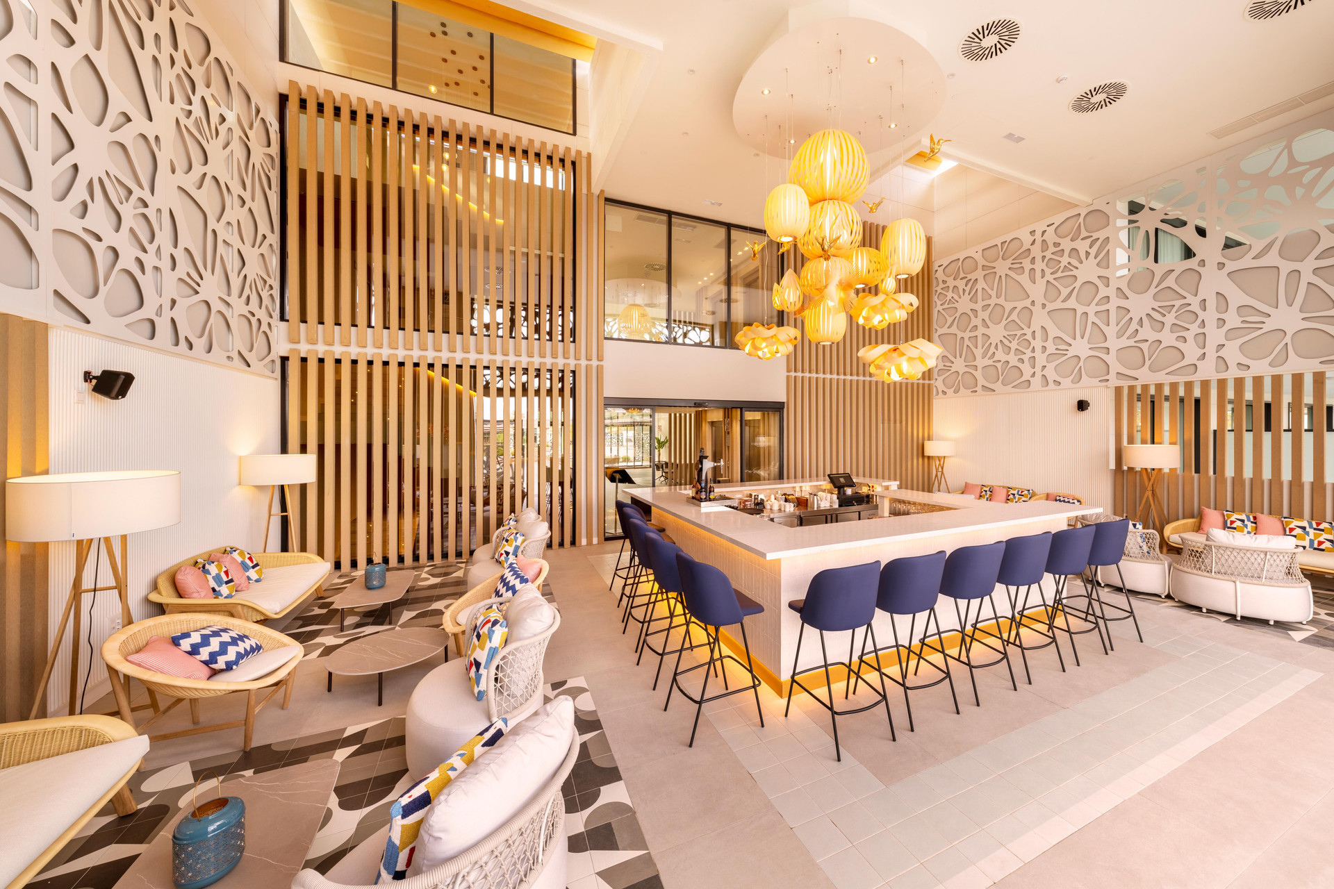 Vista Lobby Eurostars Ocean Marbella