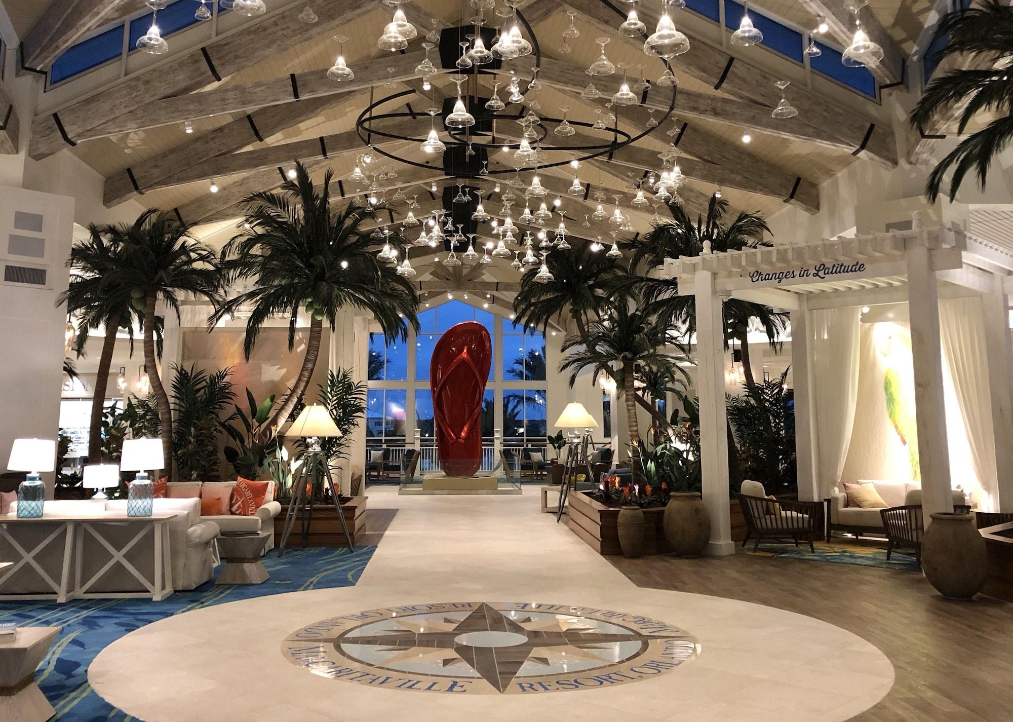 Vista Lobby Margaritaville Resort Orlando with H2O Waterpark