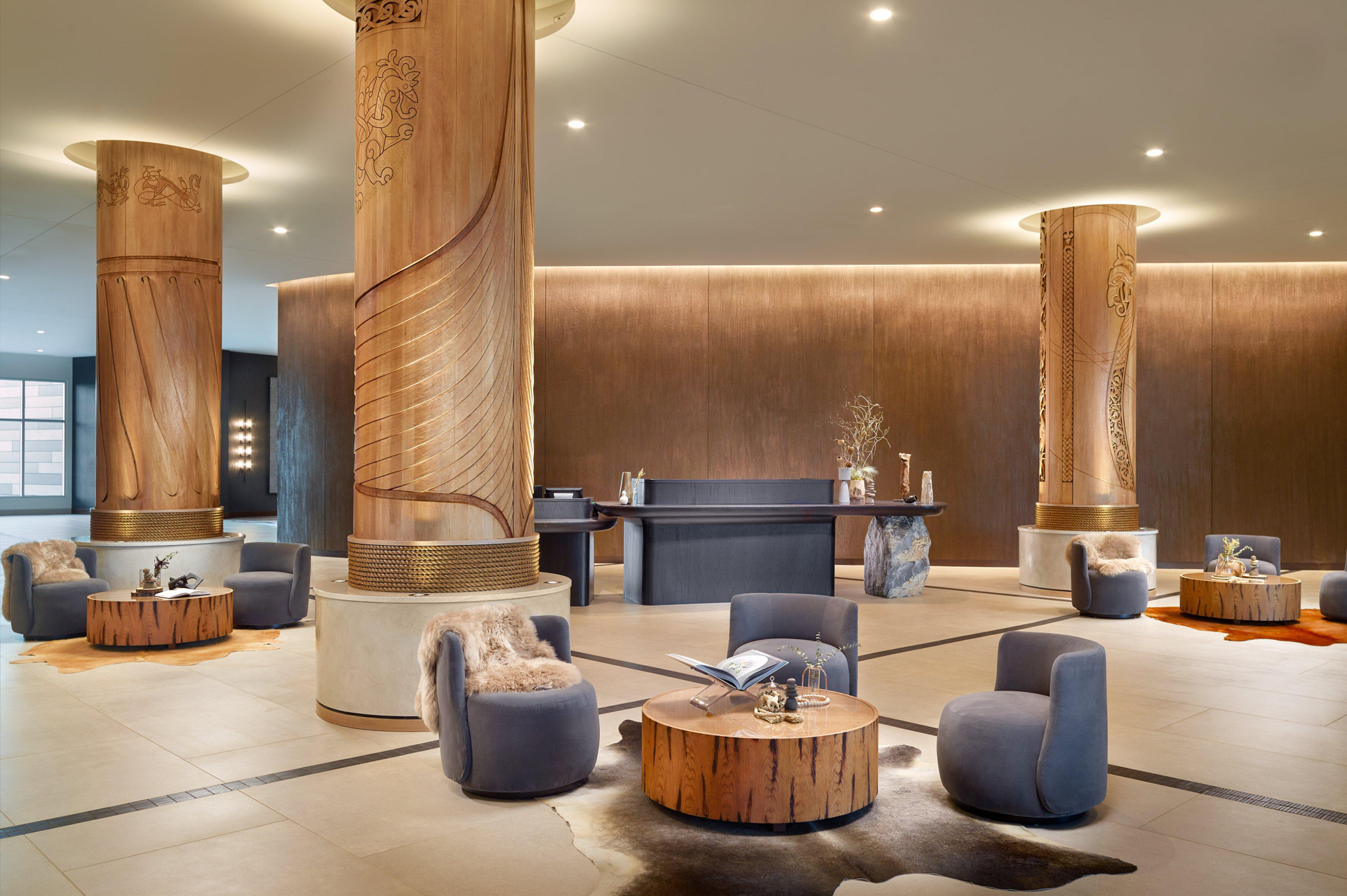 Vista Lobby Omni Viking Lakes Hotel