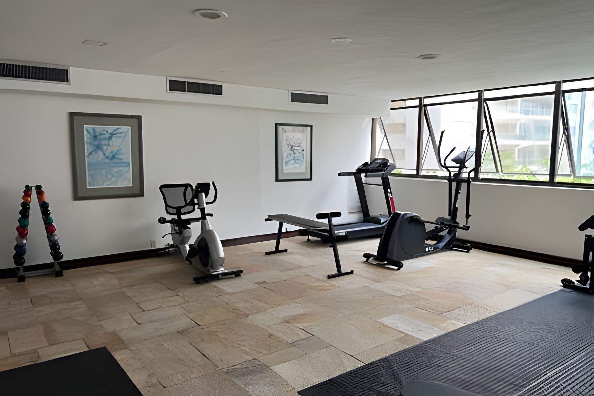 Gimnasio Flat ao lado do Mar
