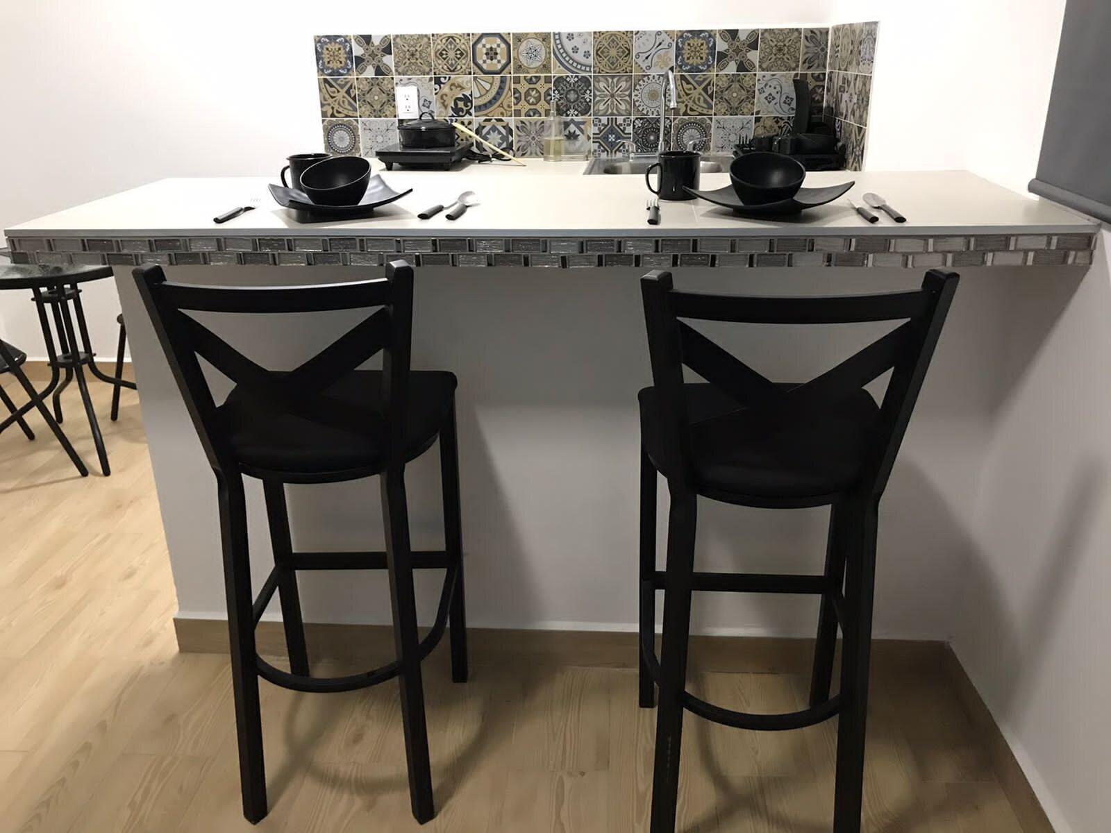 Equipamiento de Habitación Garden Suites Comalcalco