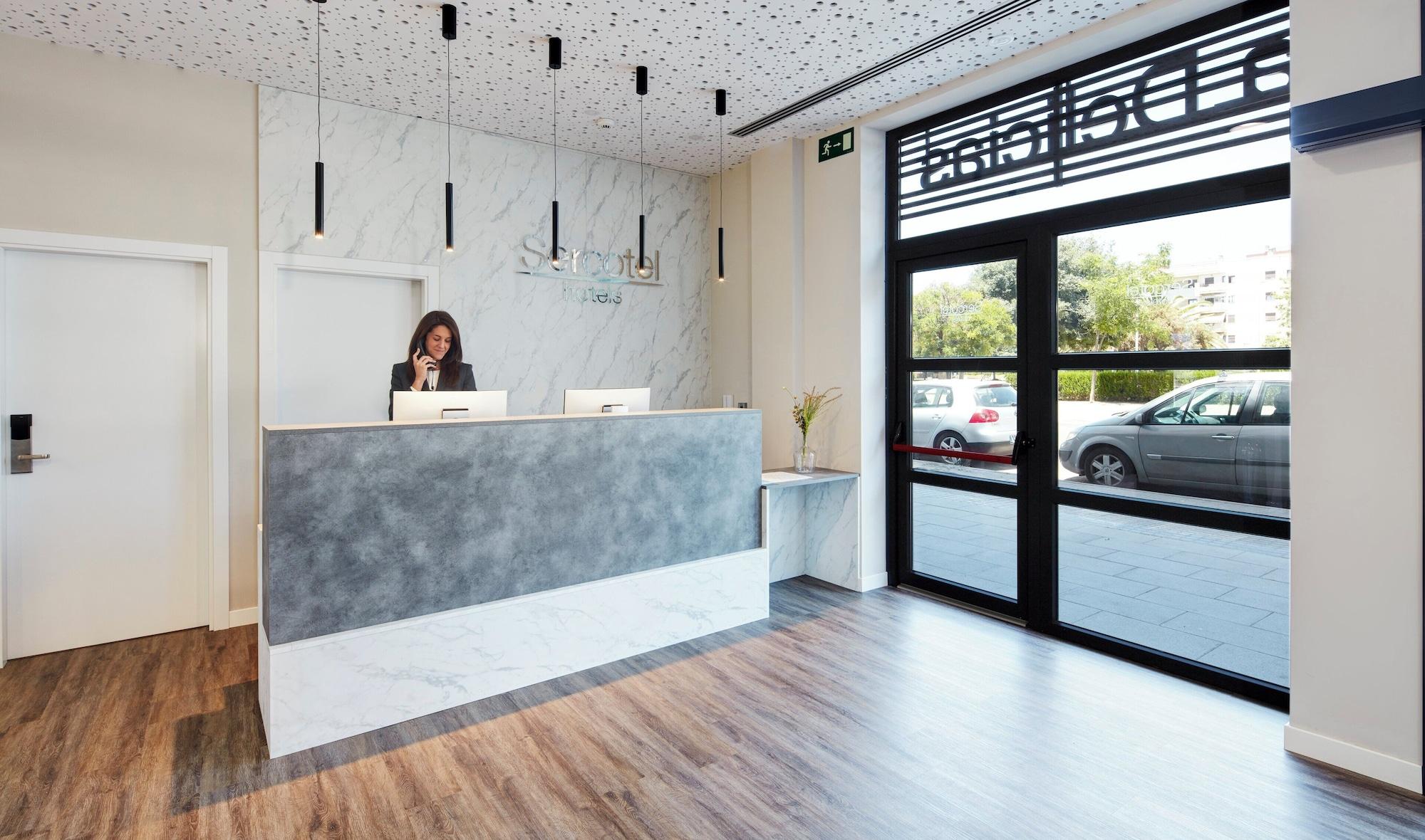 Vista Lobby Sercotel Cordoba Delicias