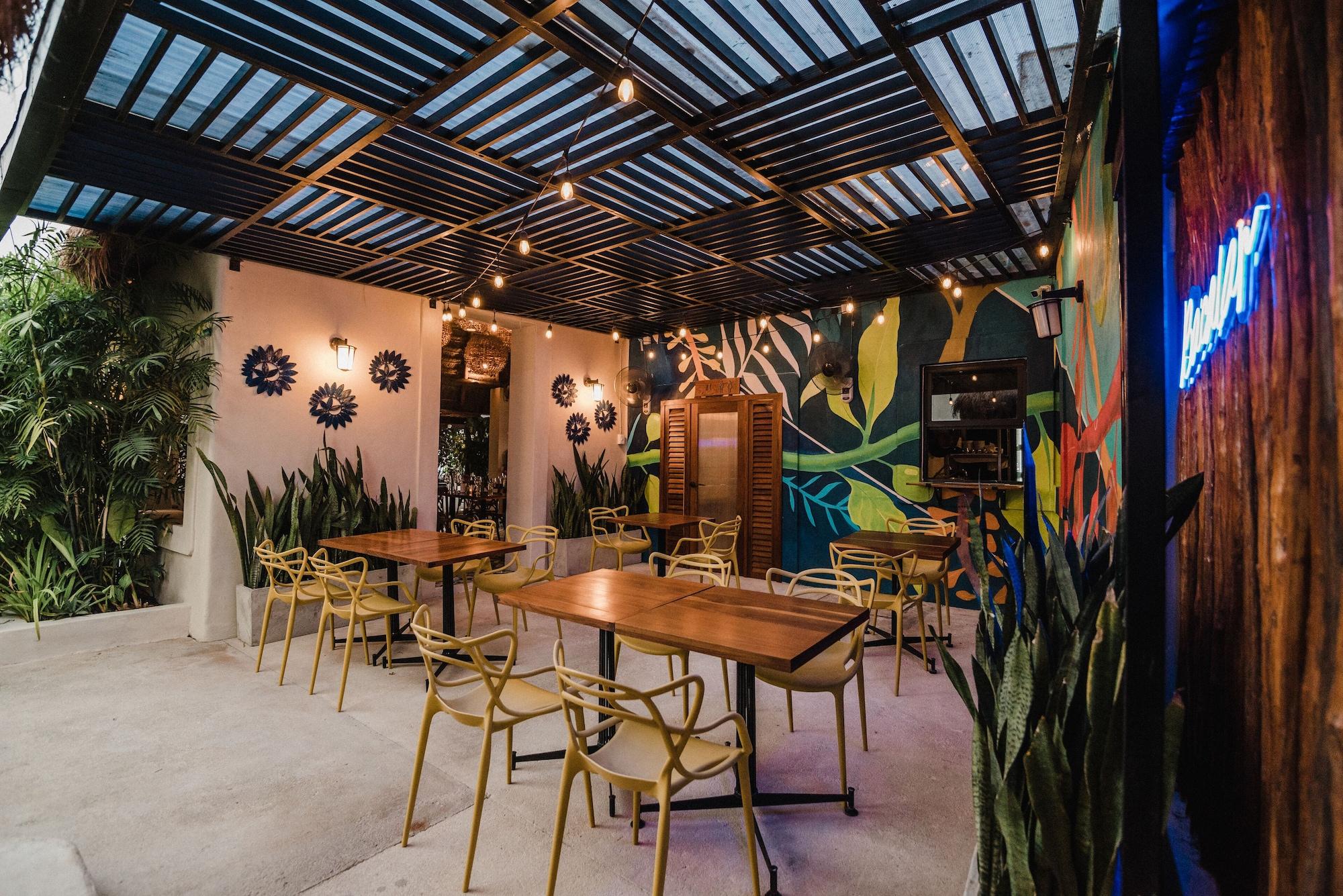 Bar/Salón Blue Palm Bacalar