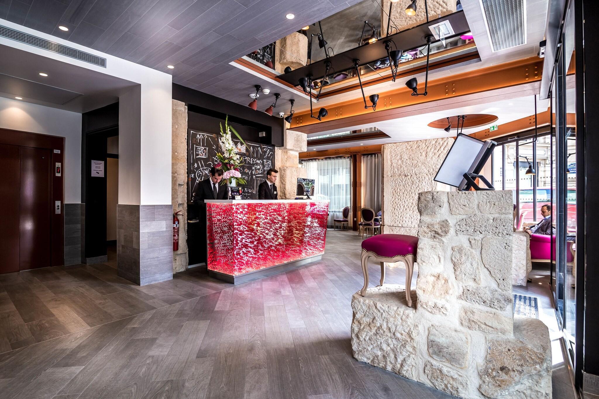 Vista Lobby Hotel Marais Grands Boulevards