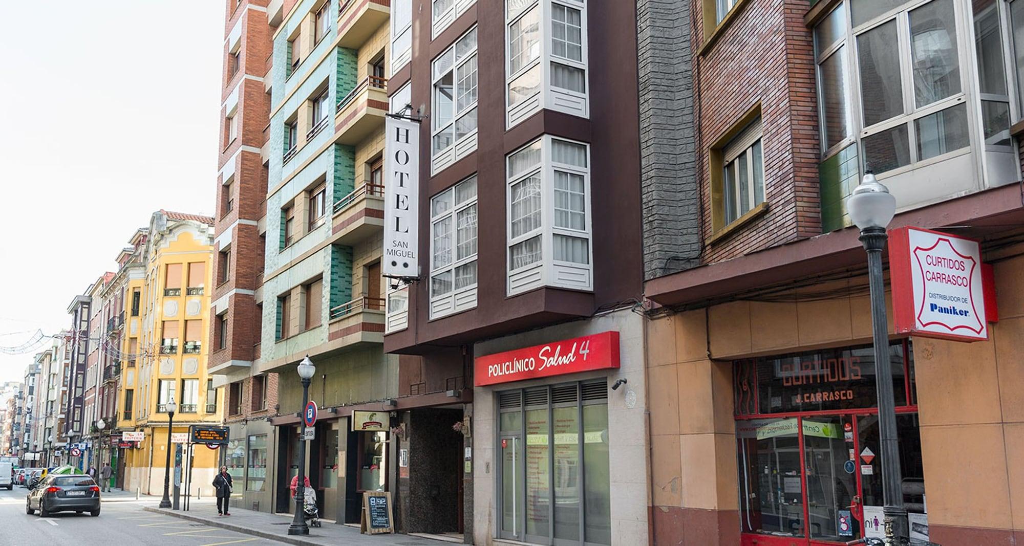 Vista Exterior Hotel San Miguel Gijón