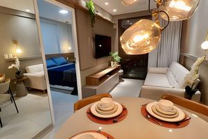 Arriendo temporal - Smart 1107 | Piscina | Academia | a 150m Beira Mar