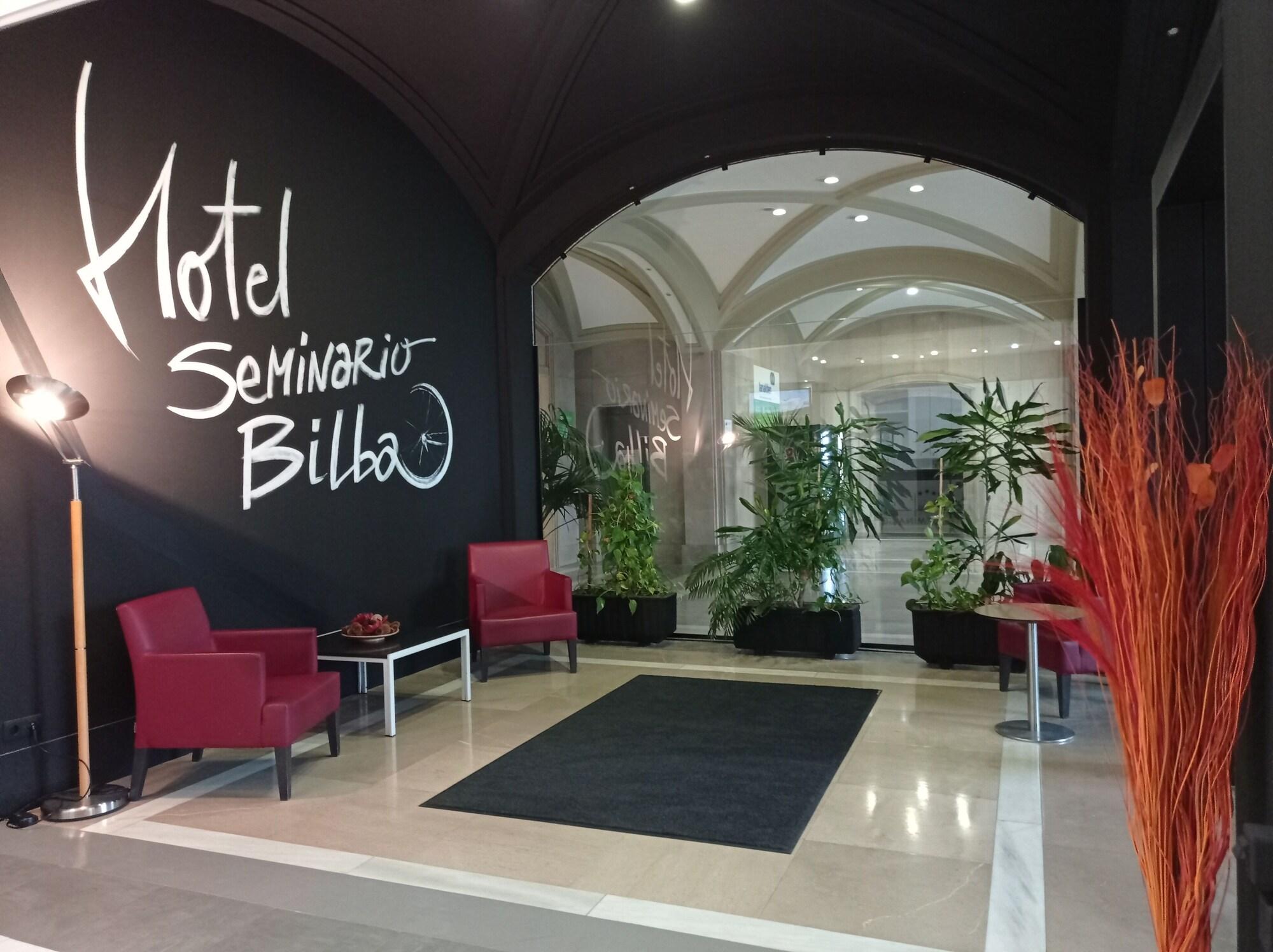 Vista Lobby Hotel Seminario Bilbao