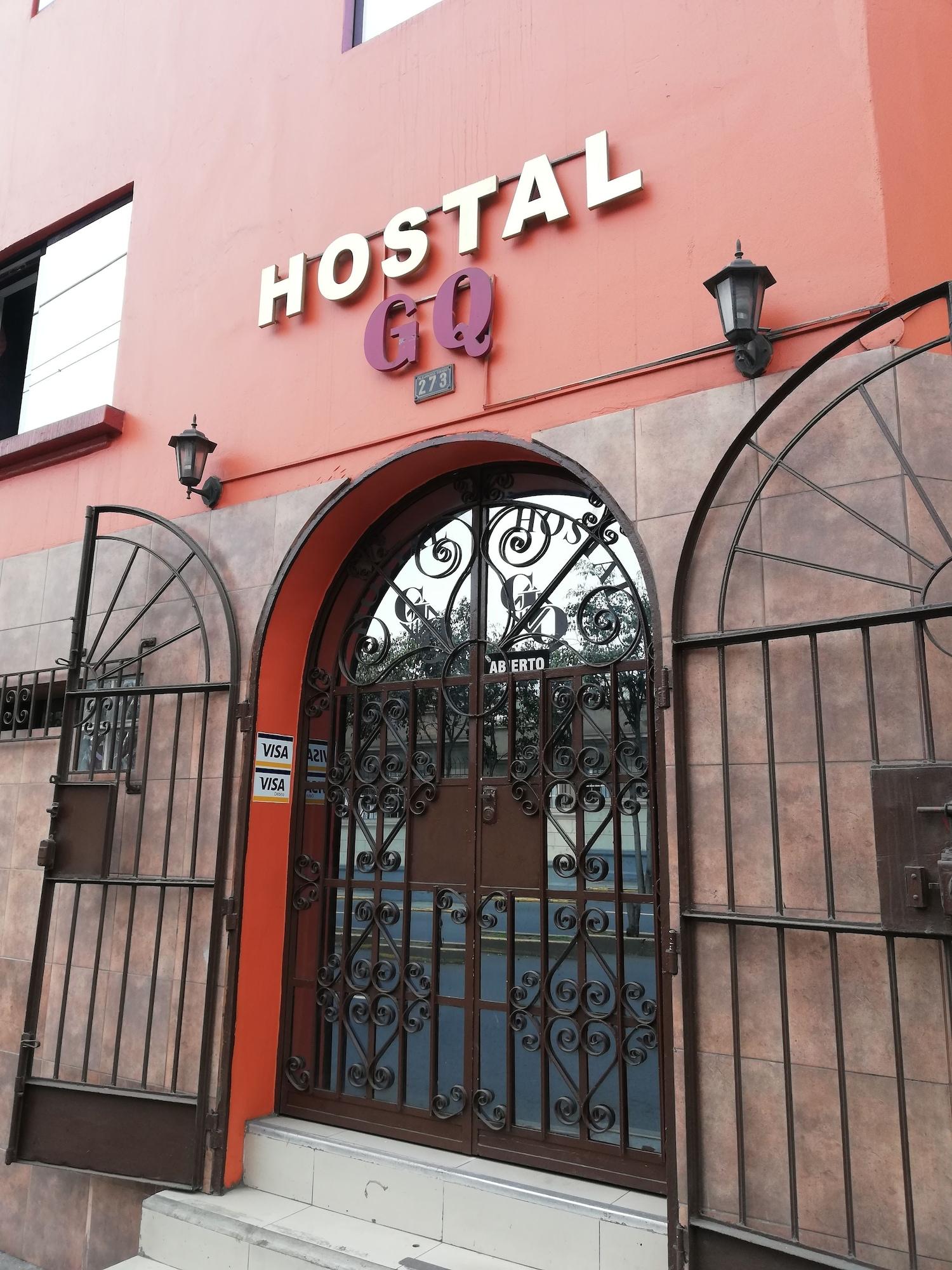 Vista Exterior Hostal GQ