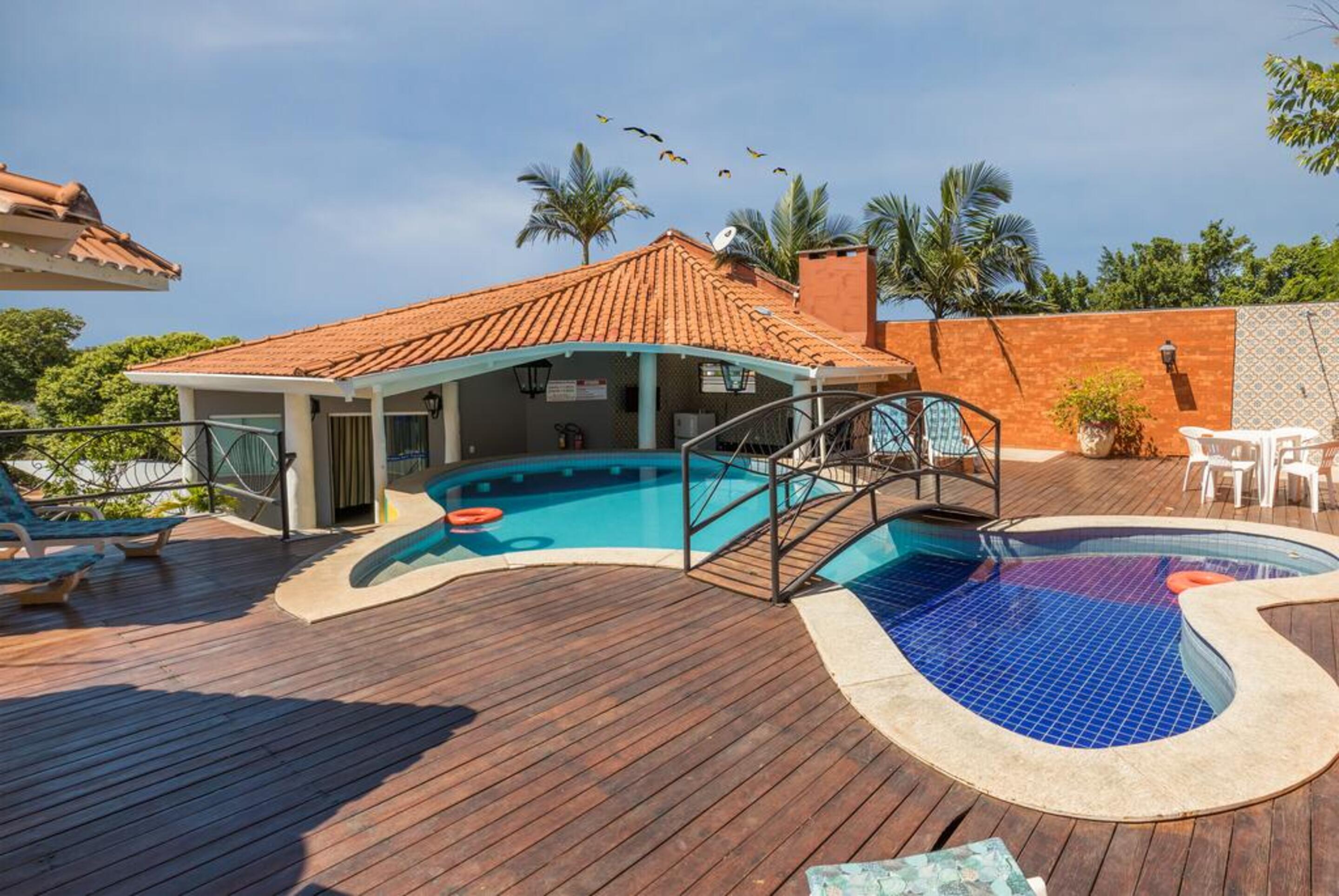 Vista Piscina VOA Hotel Paraíso das Águas