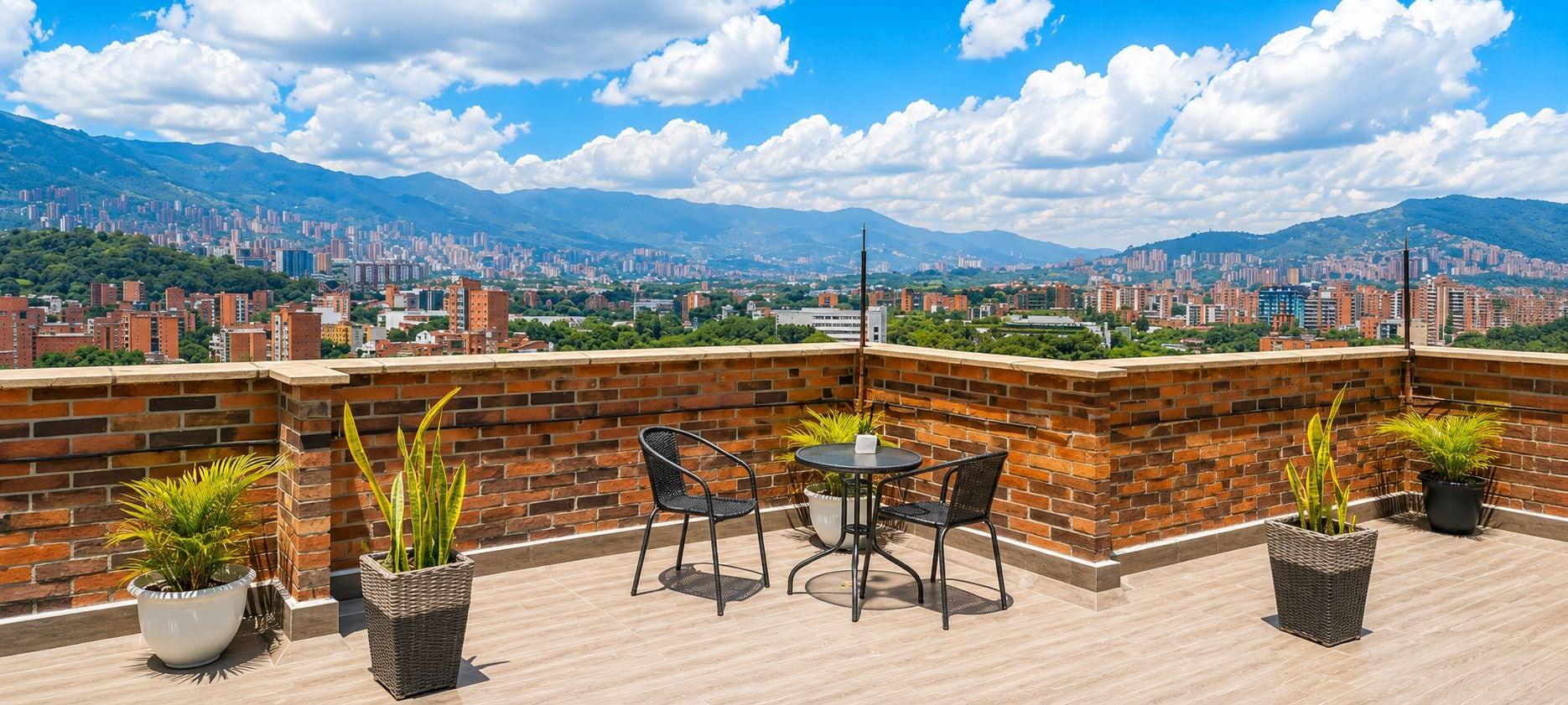 Equipamiento de Habitación penthouse jacuzzi rooftop fun in the sun