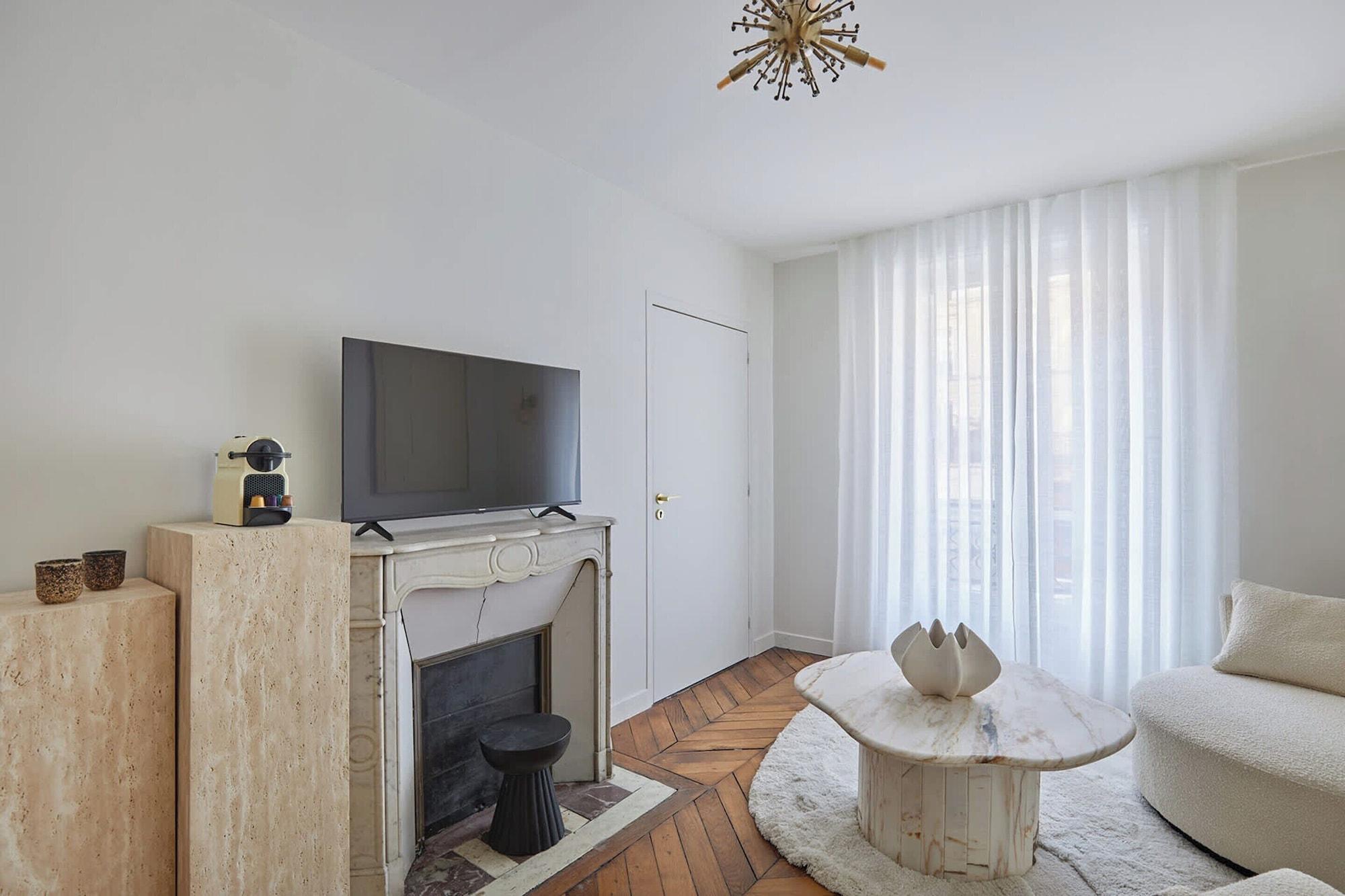 Comodidades del Alojamiento Sublime Air-conditioned Apartment Center of Paris