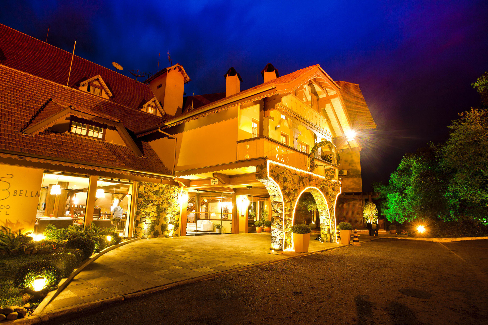 Vista Exterior Villa Bella Gramado Hotel