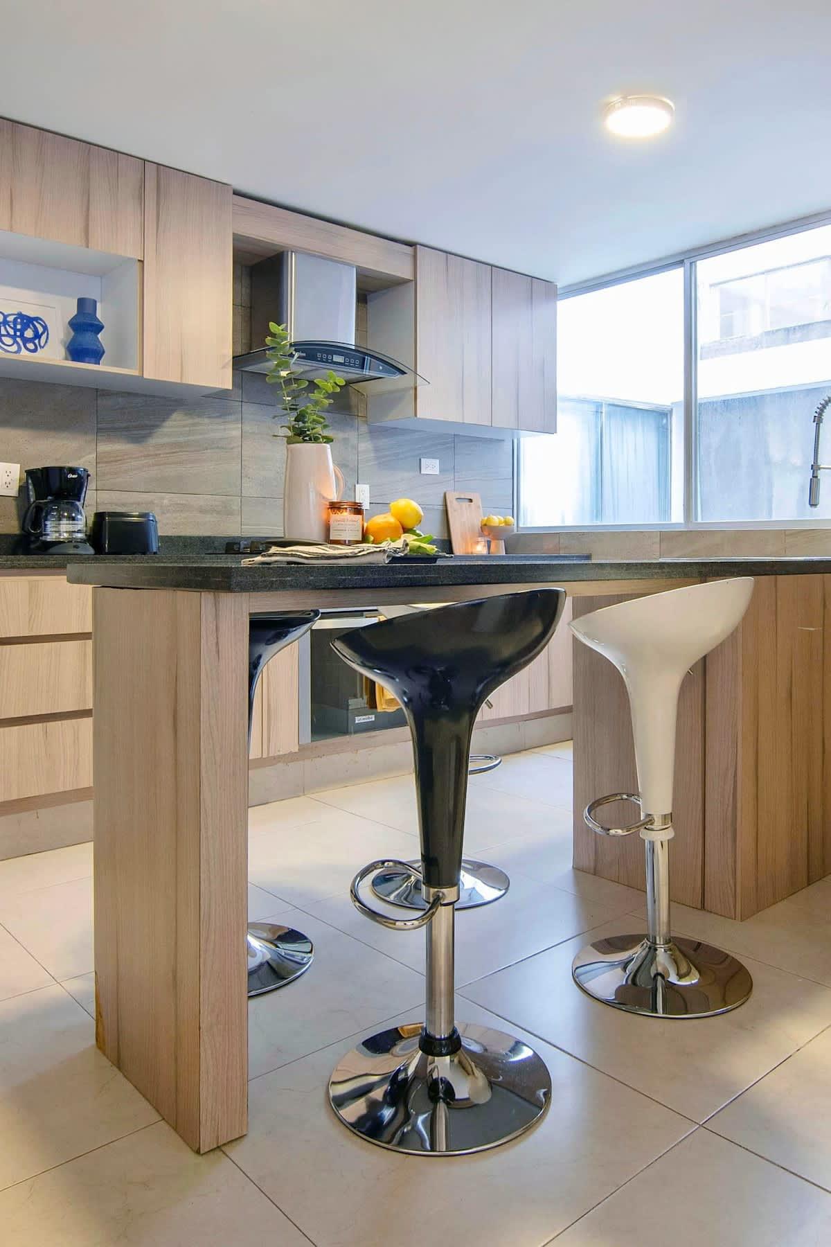 Cocina Polanco Chic: Spacious Luxury, Terrace