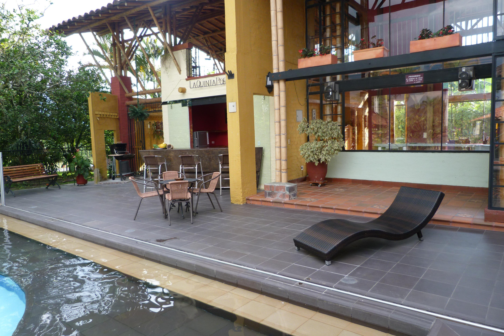 Bar/Salón Finca Hotel La Quinta Porra