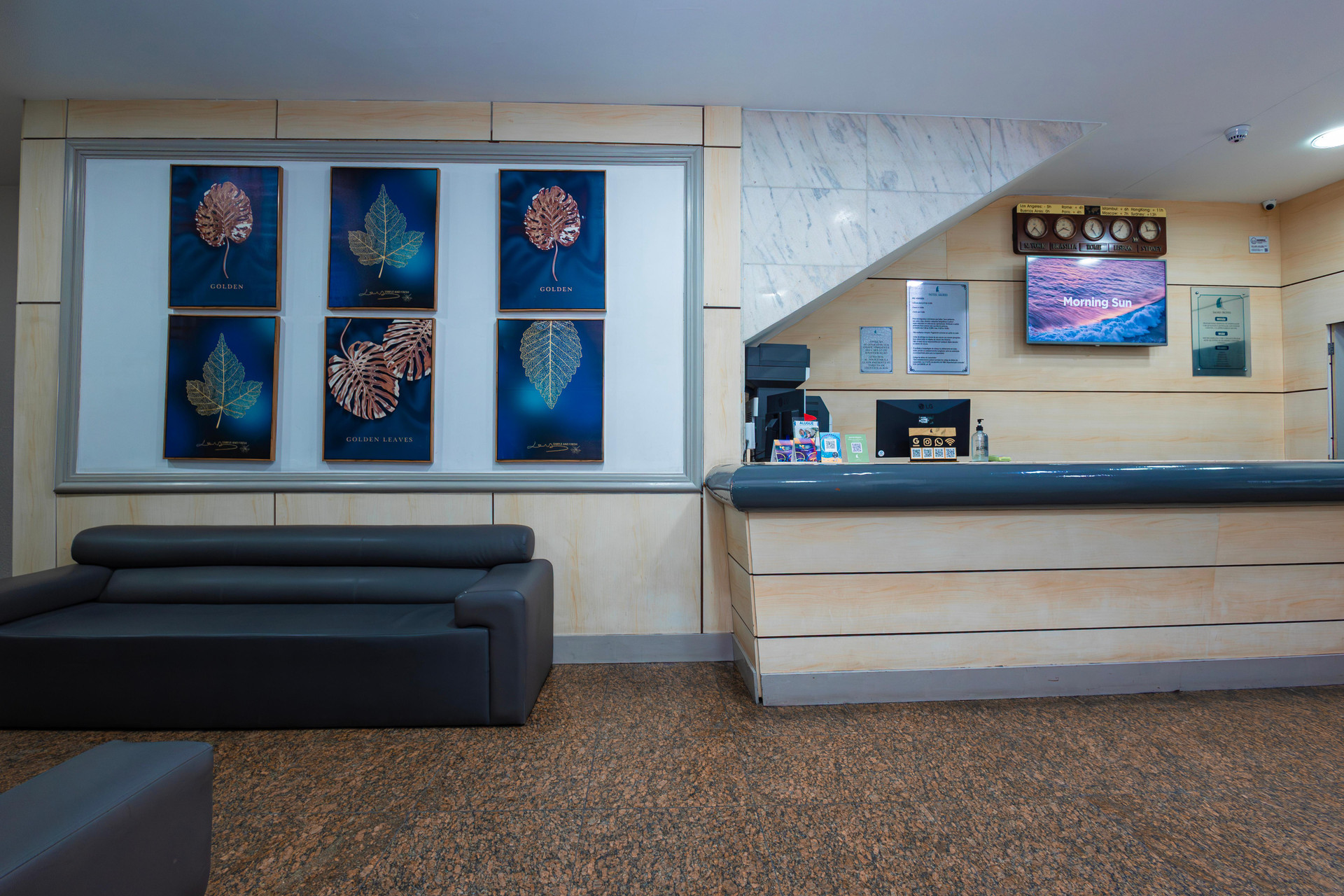 Vista Lobby Sagres Praia Hotel