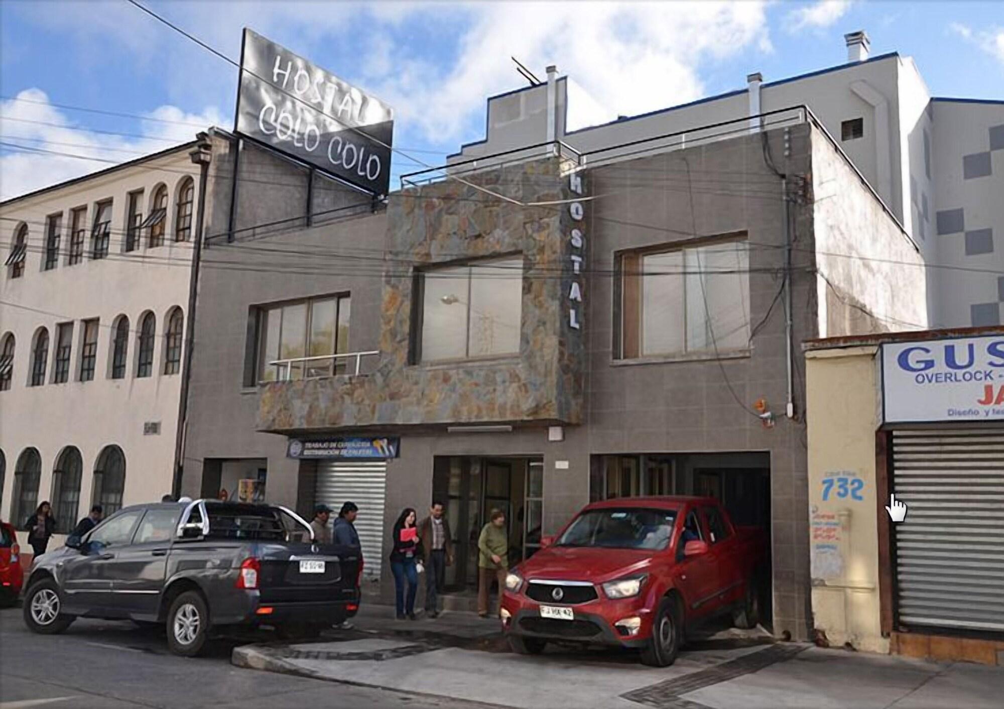 Vista Exterior Hostal Colo Colo