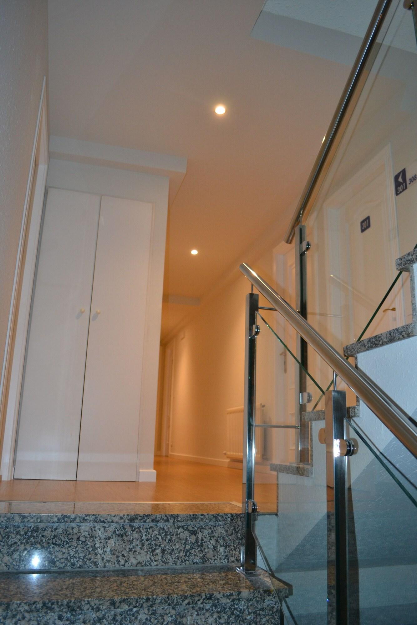 Vista Lobby Hostal Galicia Arteixo