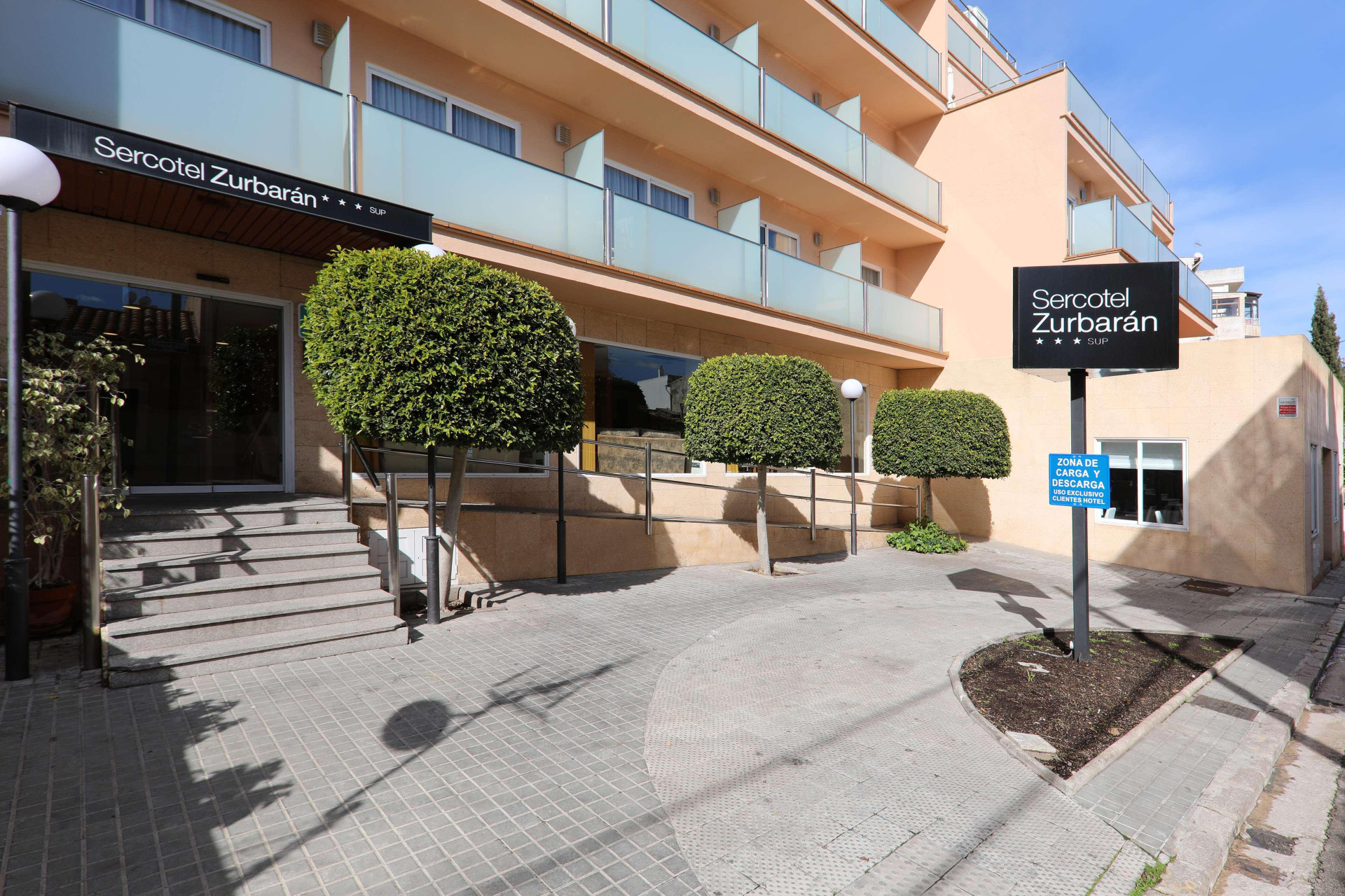 Vista Exterior Hotel Zurbarán Palma