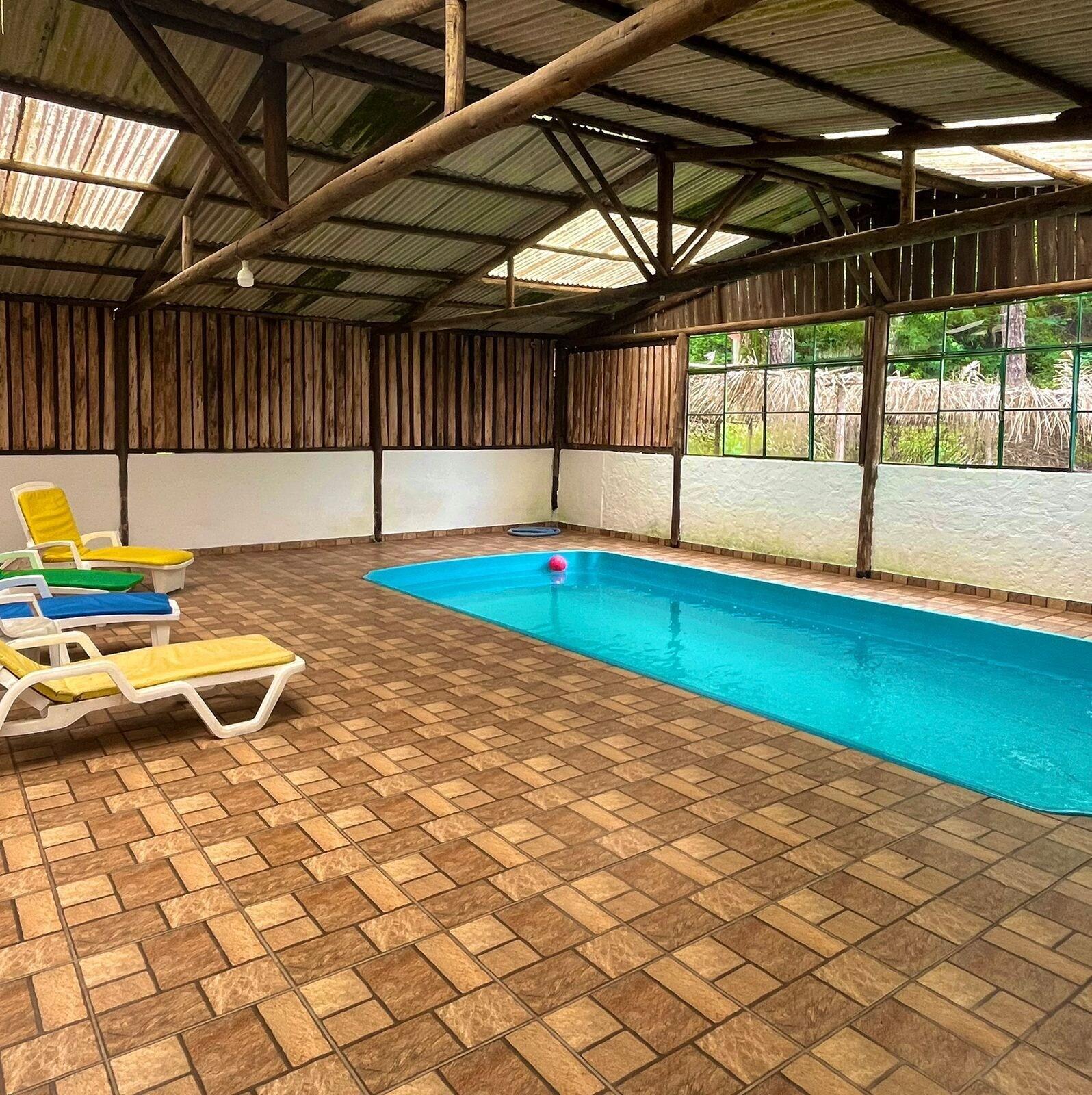 Vista Piscina Hotel Fazenda Rancho Mineiro