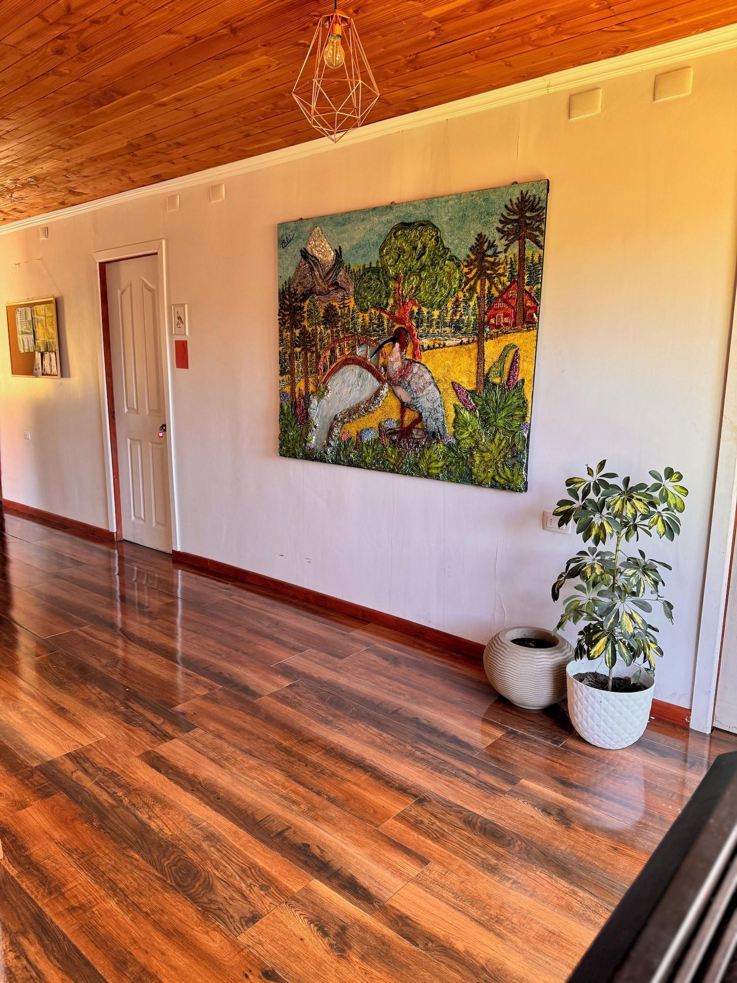 Vista Lobby Hostal Treile
