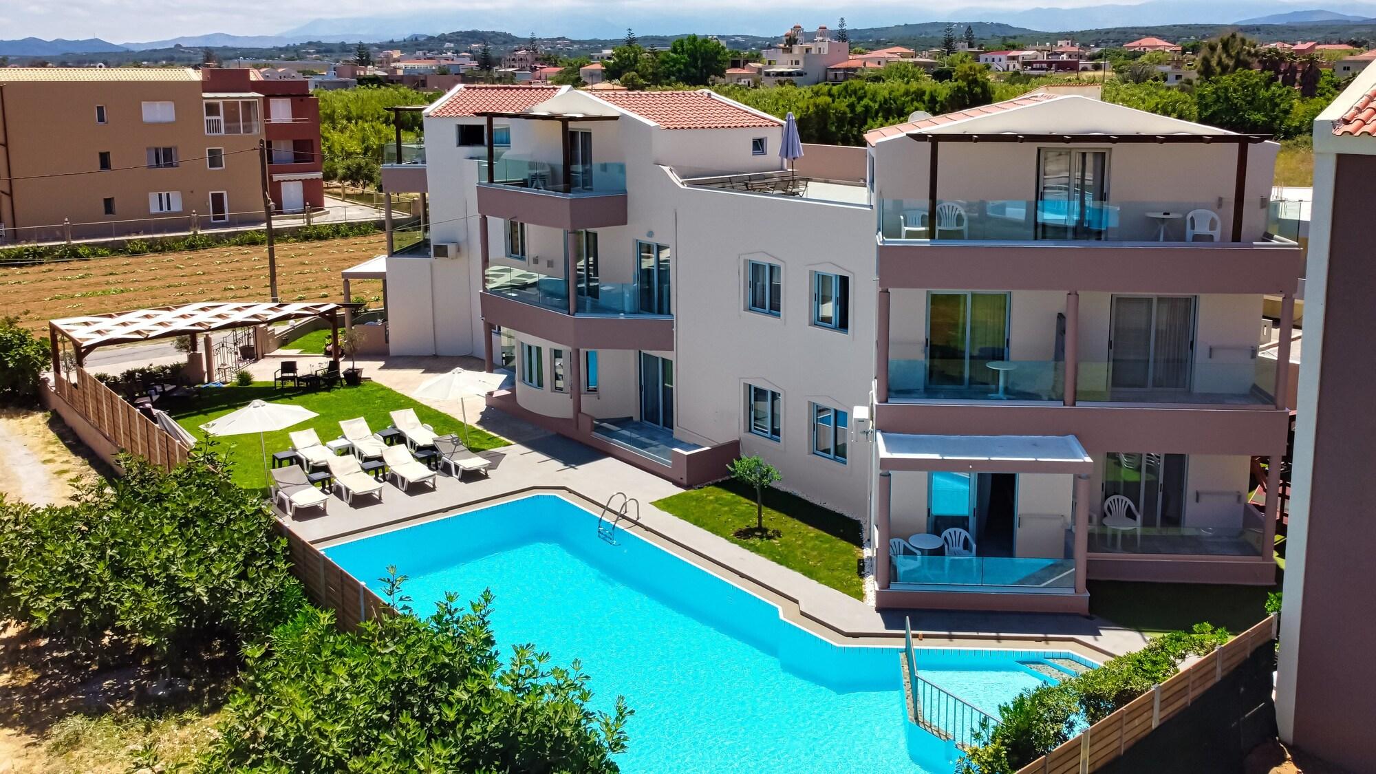 Vista Exterior Oliva Beach Studios & Apartments