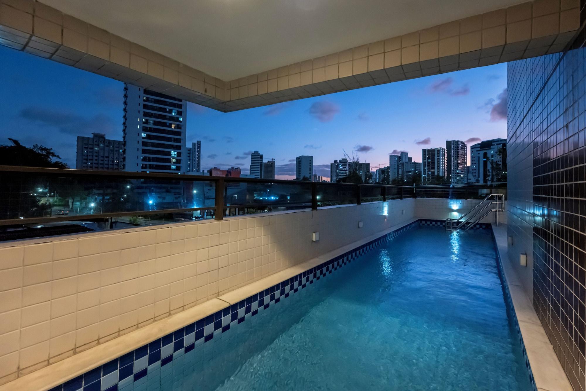 Vista Piscina Villa Park Hotel Recife