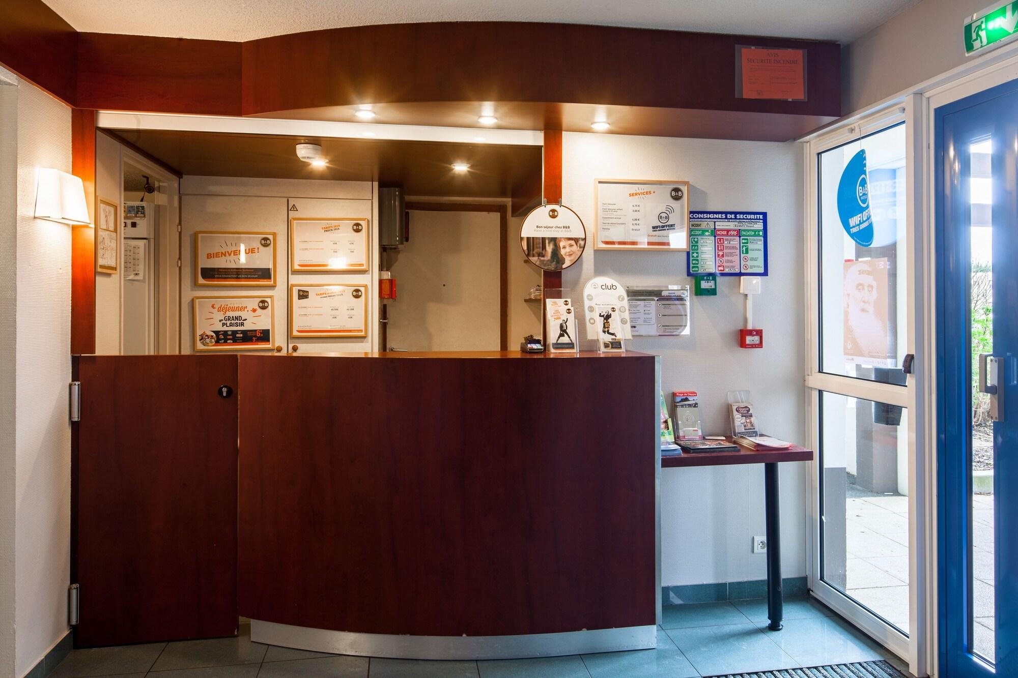 Vista Lobby B&B HOTEL Dieppe